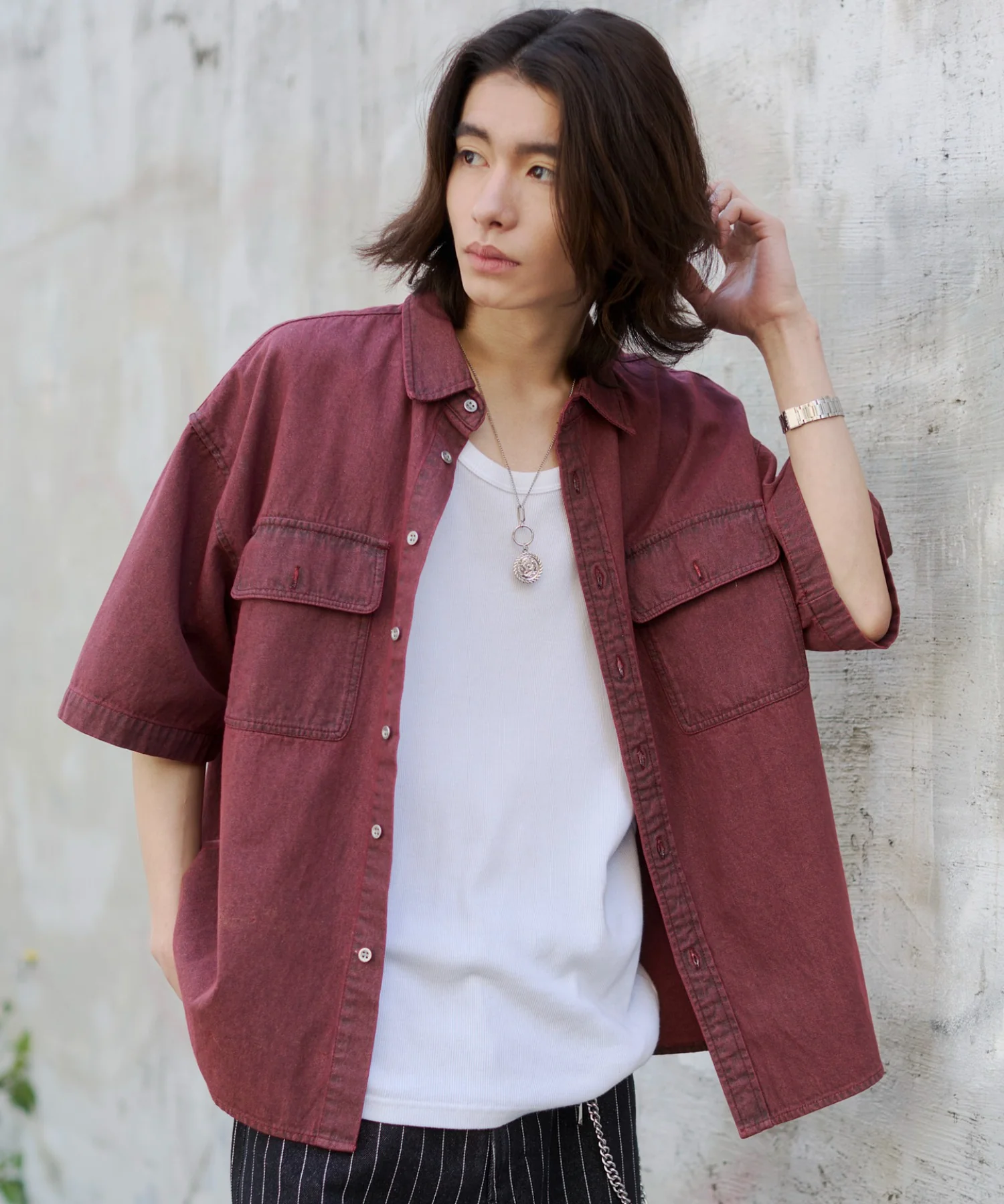 カラーデニムシャツ（SS） - Image 27