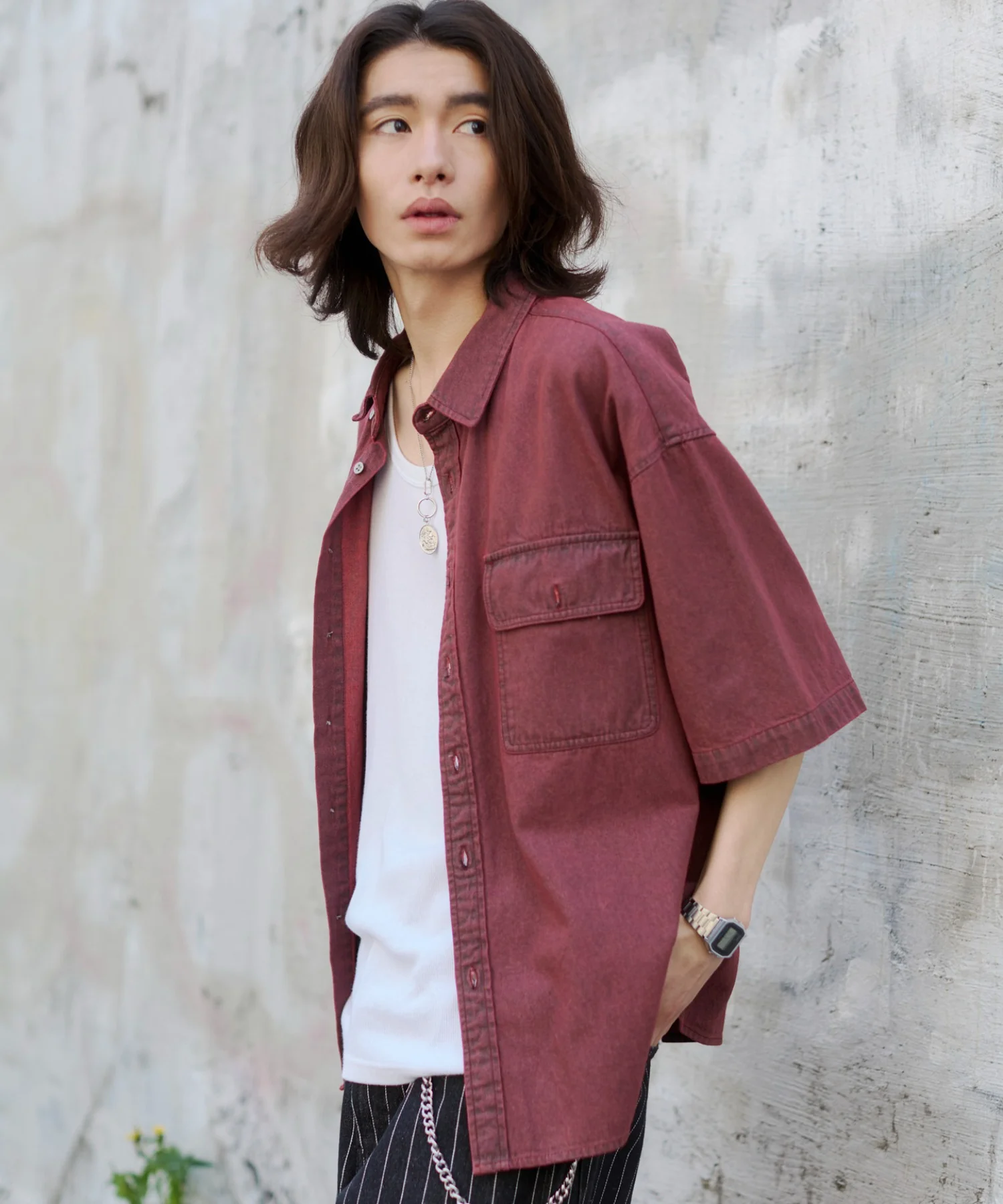 カラーデニムシャツ（SS） - Image 29