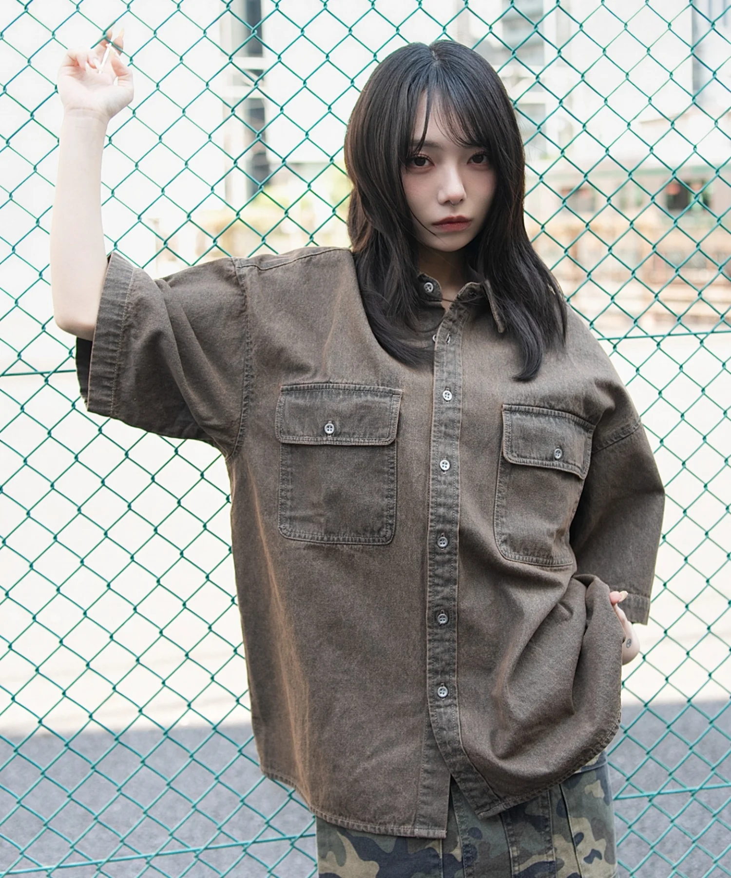 カラーデニムシャツ（SS） - Image 3
