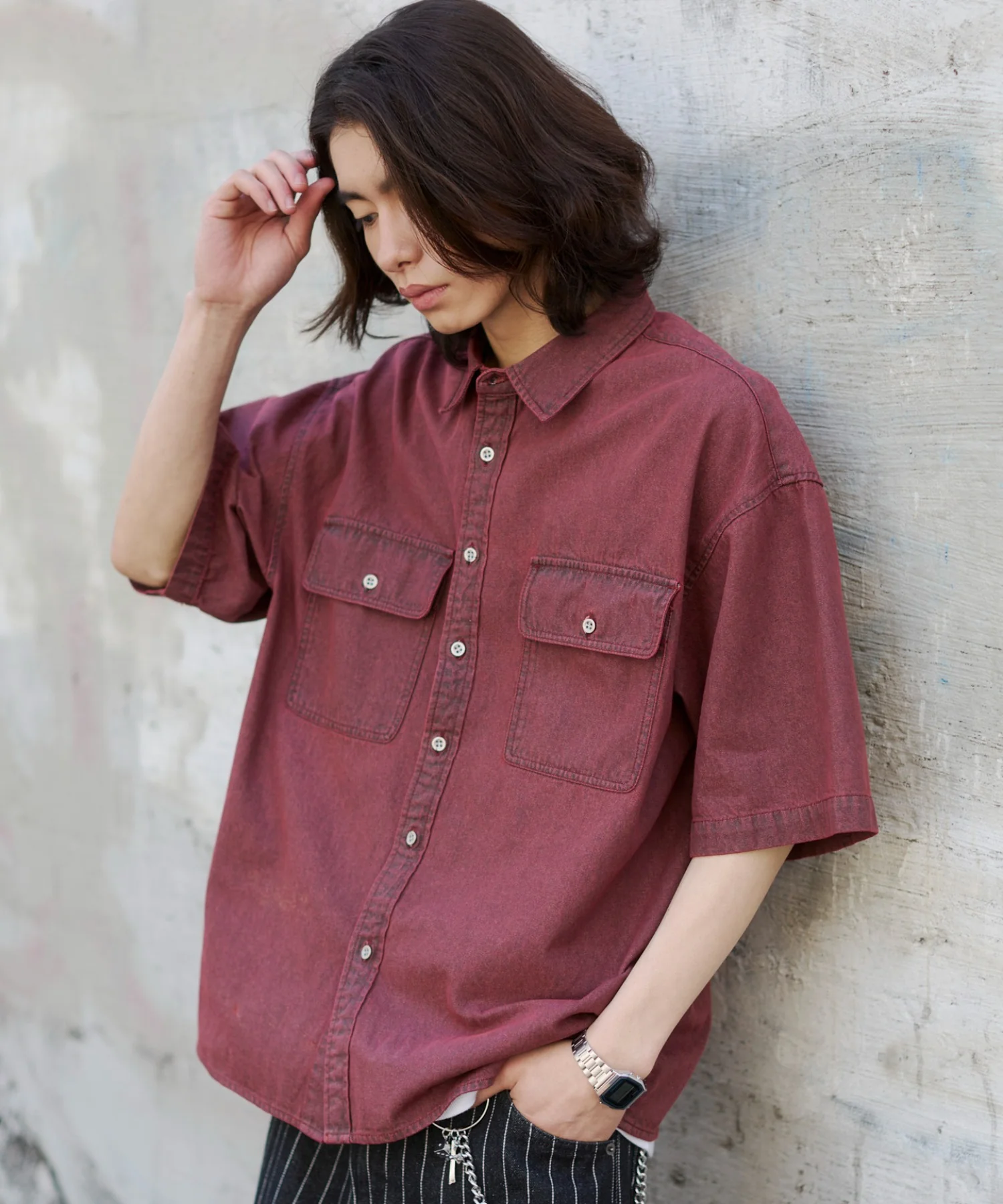 カラーデニムシャツ（SS） - Image 30
