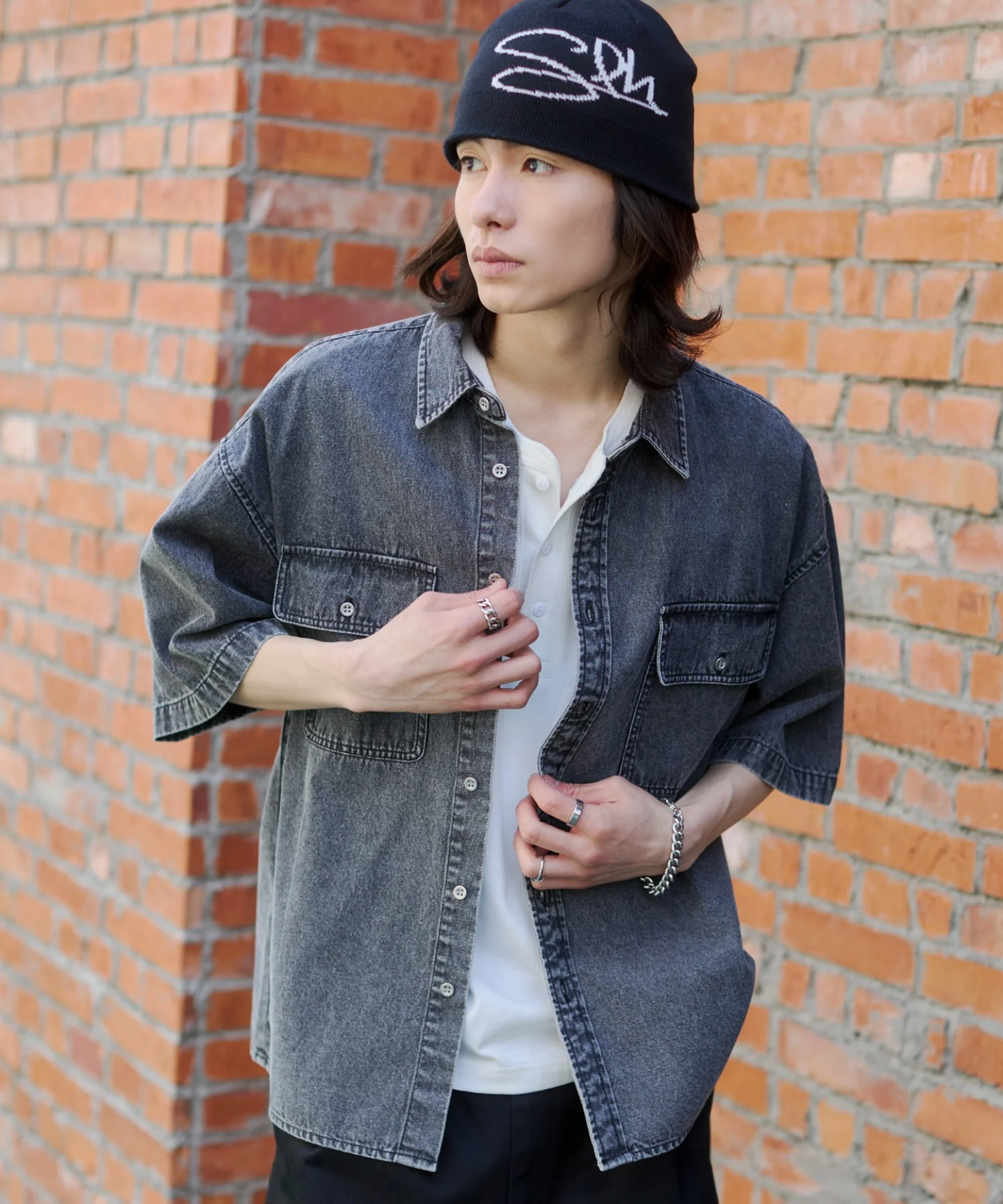 カラーデニムシャツ（SS） - Image 36