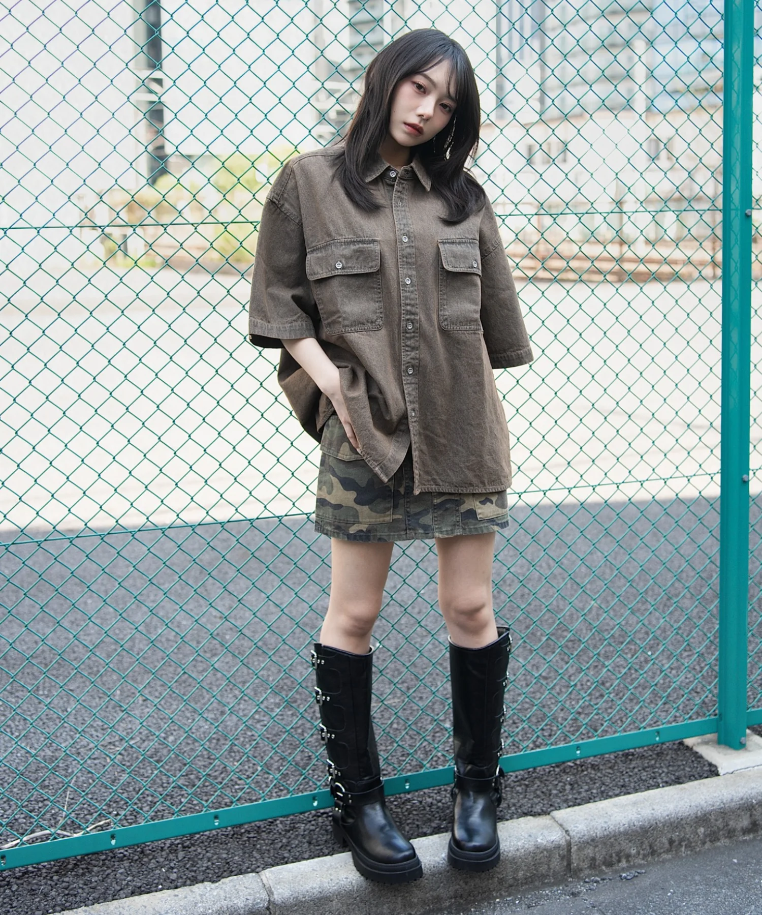カラーデニムシャツ（SS） - Image 7