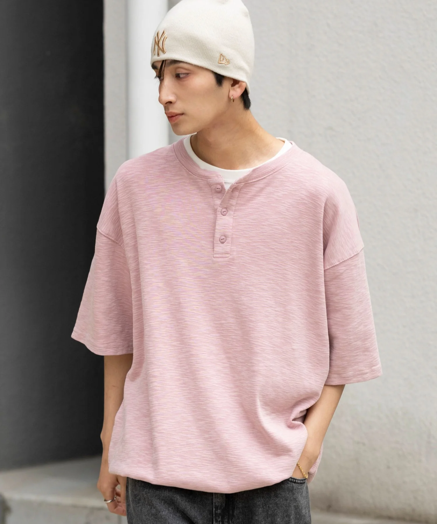 スラブヘンリーネックT（SS） - Image 3