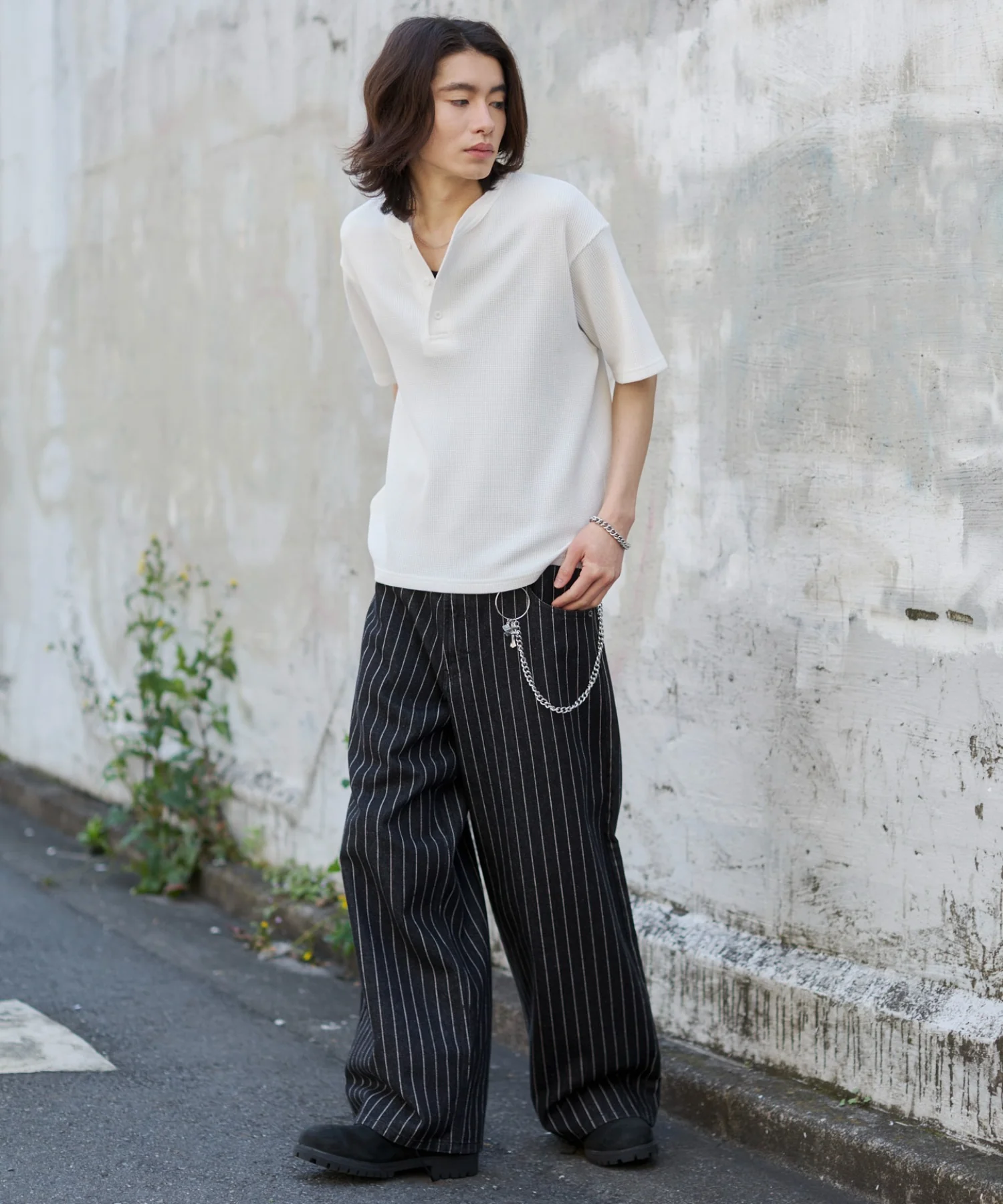 ワッフルヘンリーネックT（SS） - Image 16