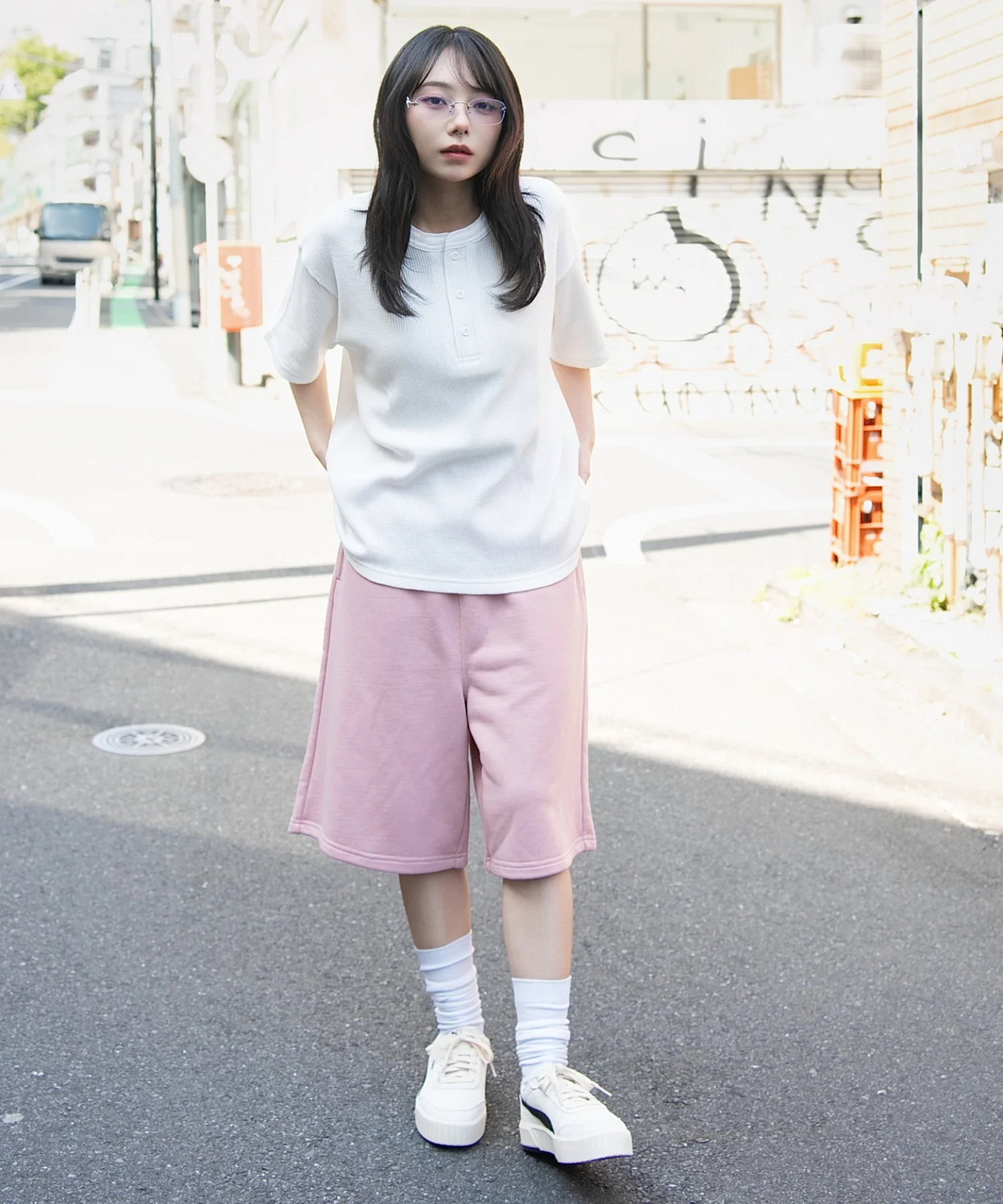 ワッフルヘンリーネックT（SS） - Image 20