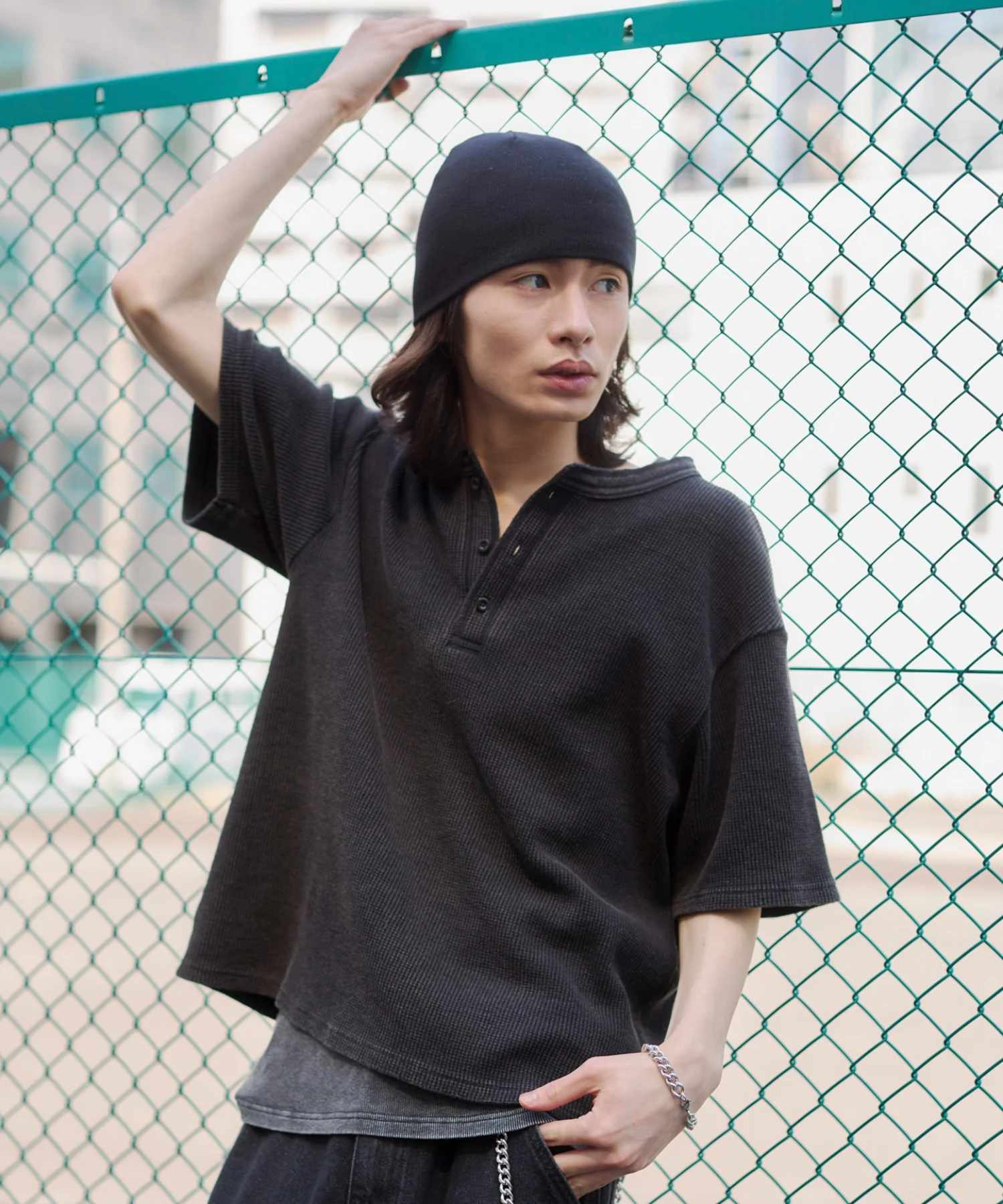 ワッフルヘンリーネックT（SS） - Image 21