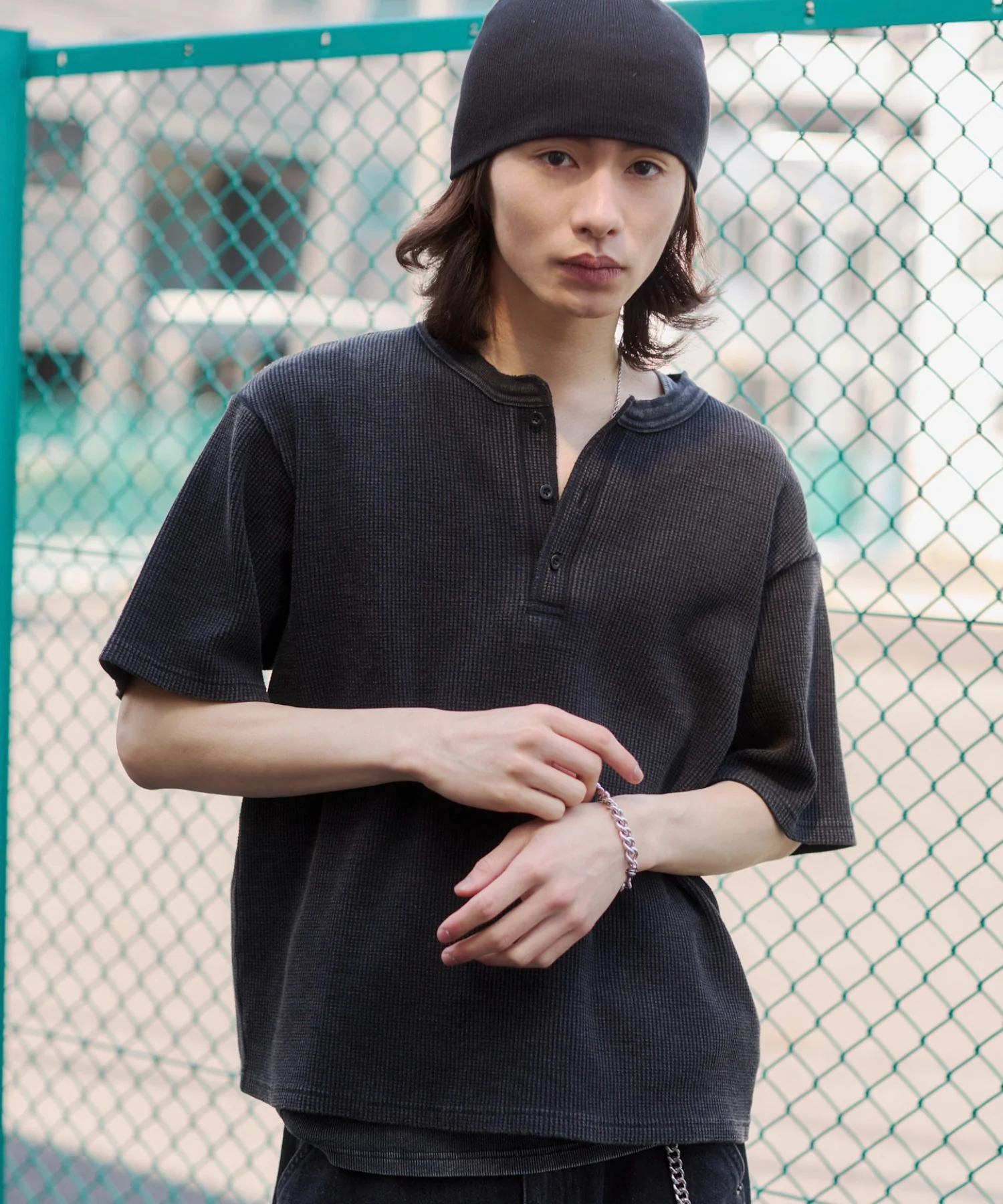 ワッフルヘンリーネックT（SS） - Image 22