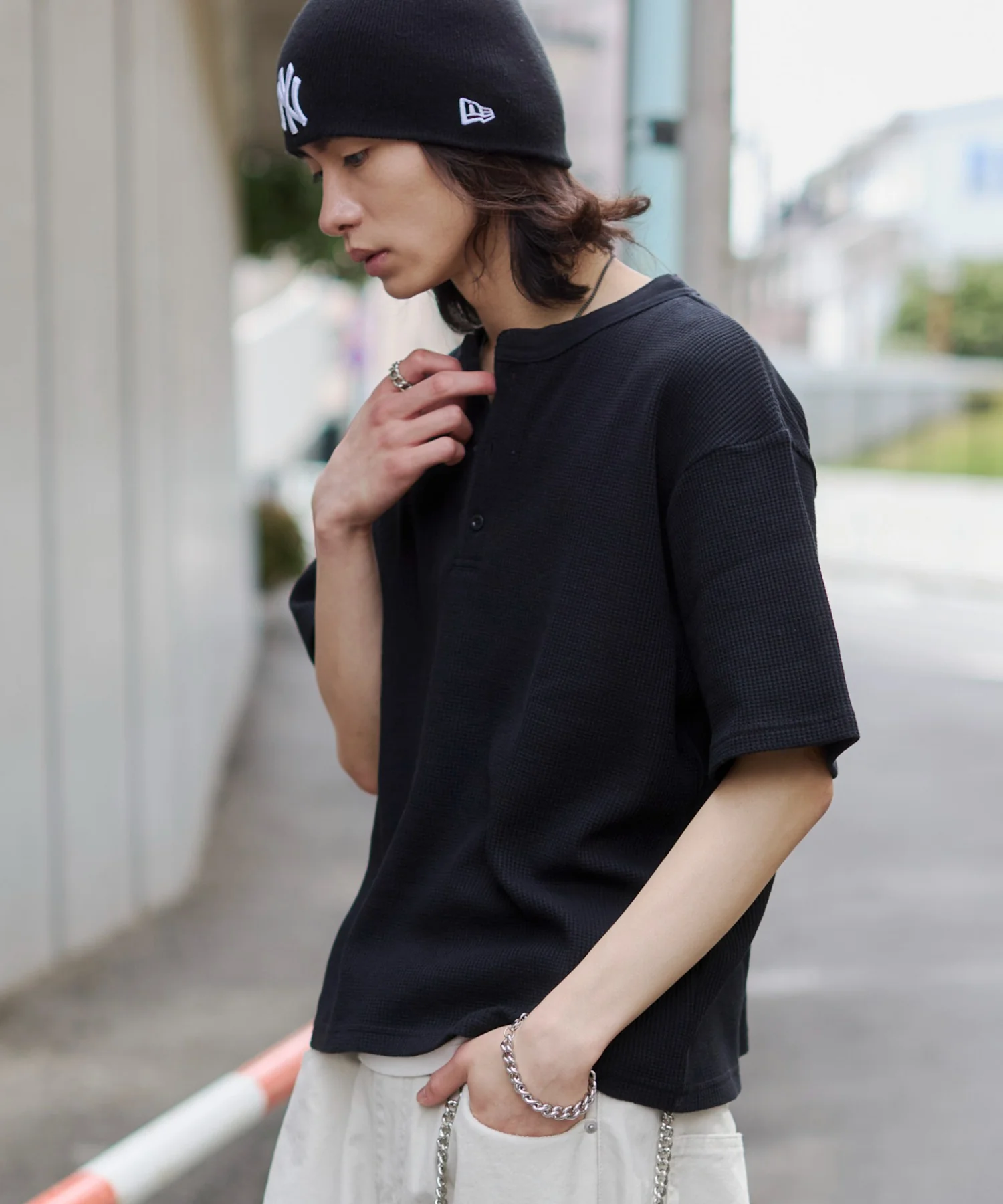 ワッフルヘンリーネックT（SS） - Image 26
