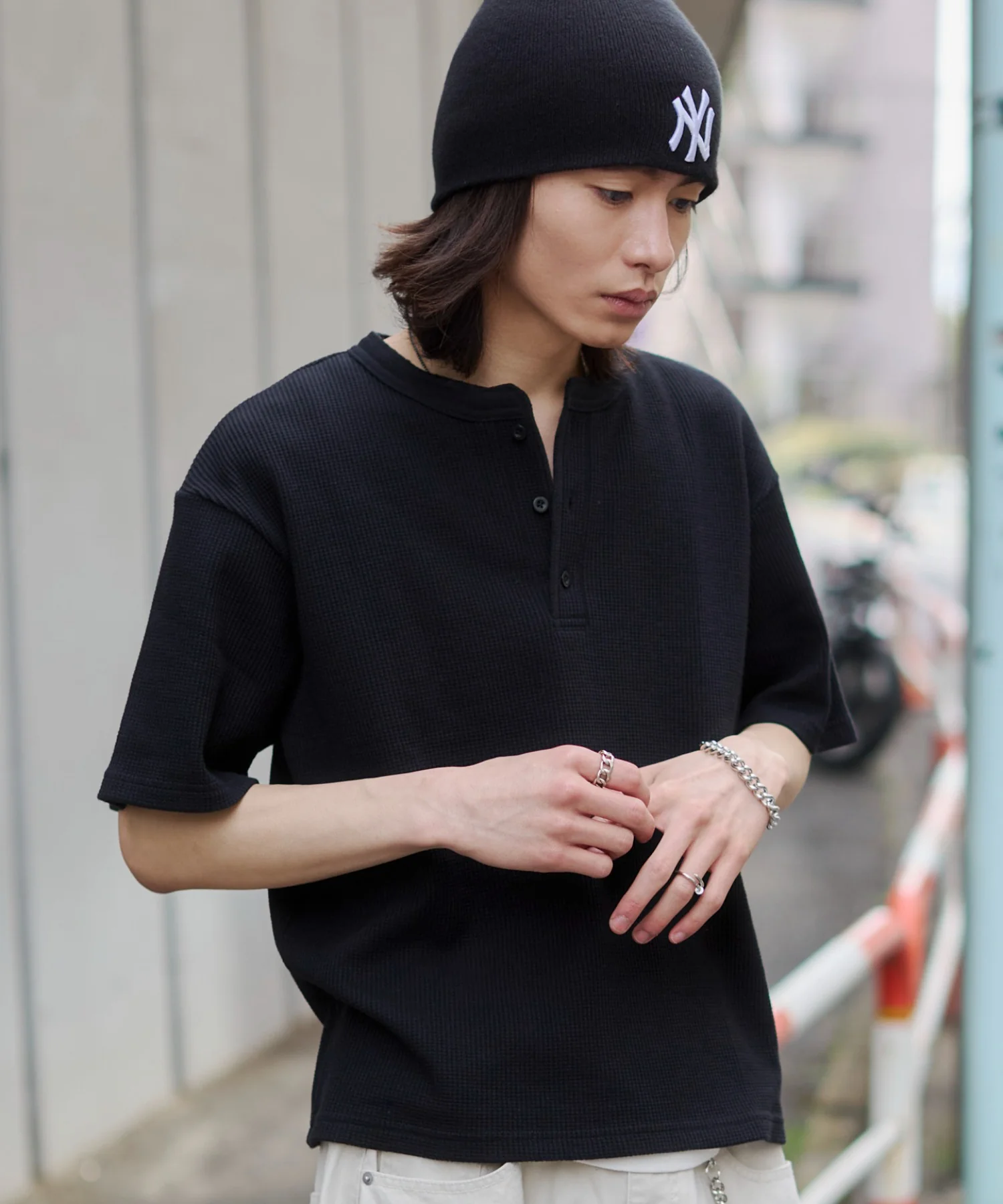ワッフルヘンリーネックT（SS） - Image 27