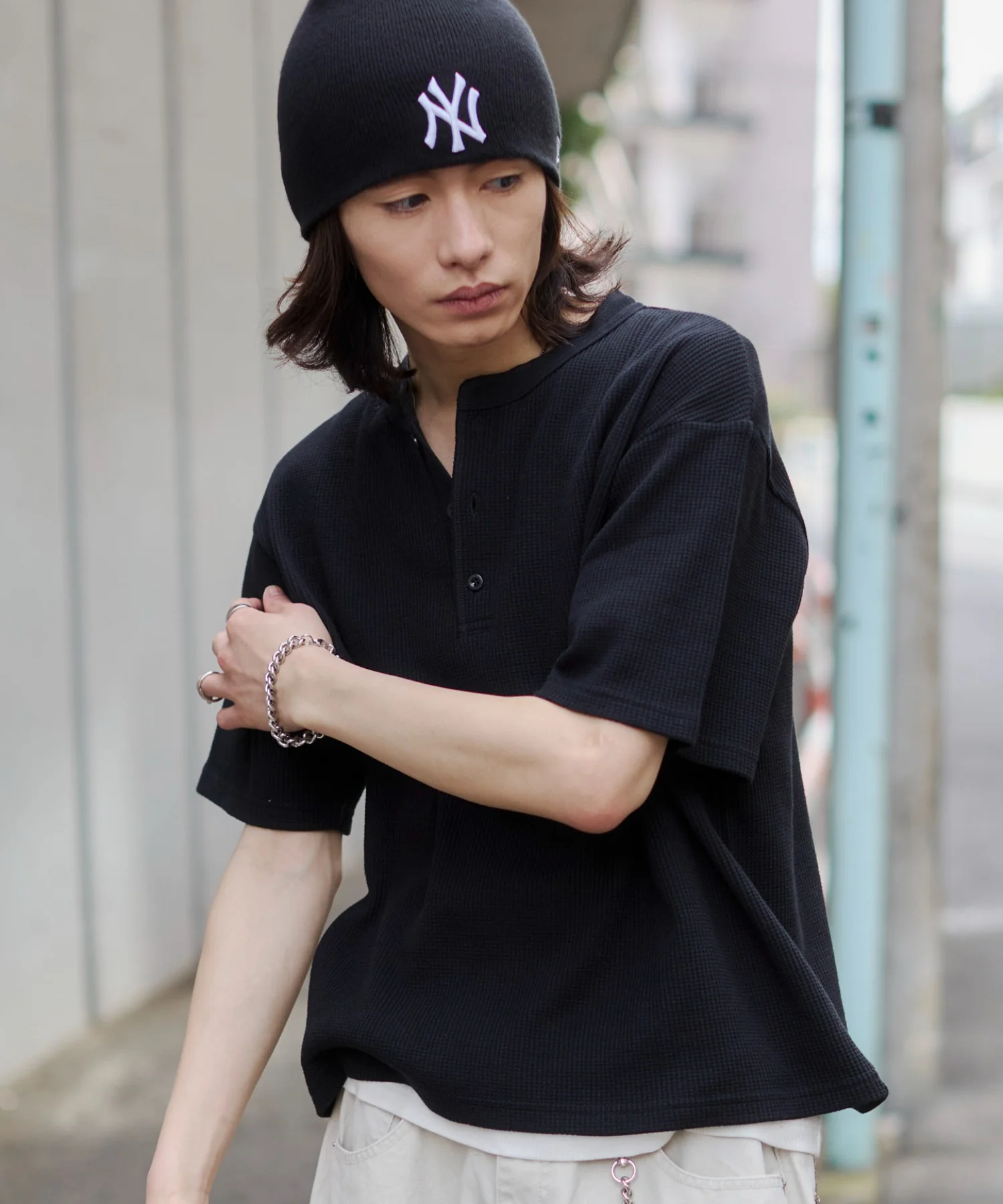ワッフルヘンリーネックT（SS） - Image 29