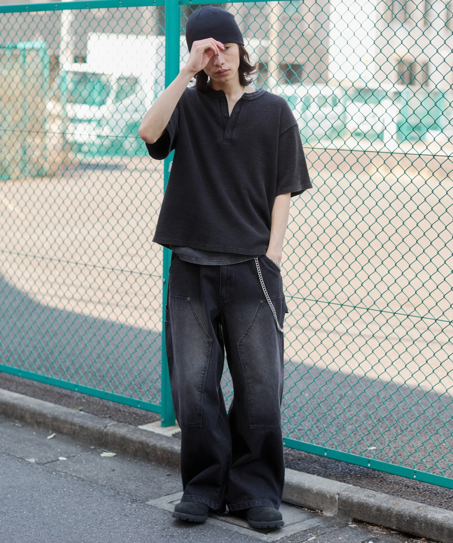 ワッフルヘンリーネックT（SS） - Image 6