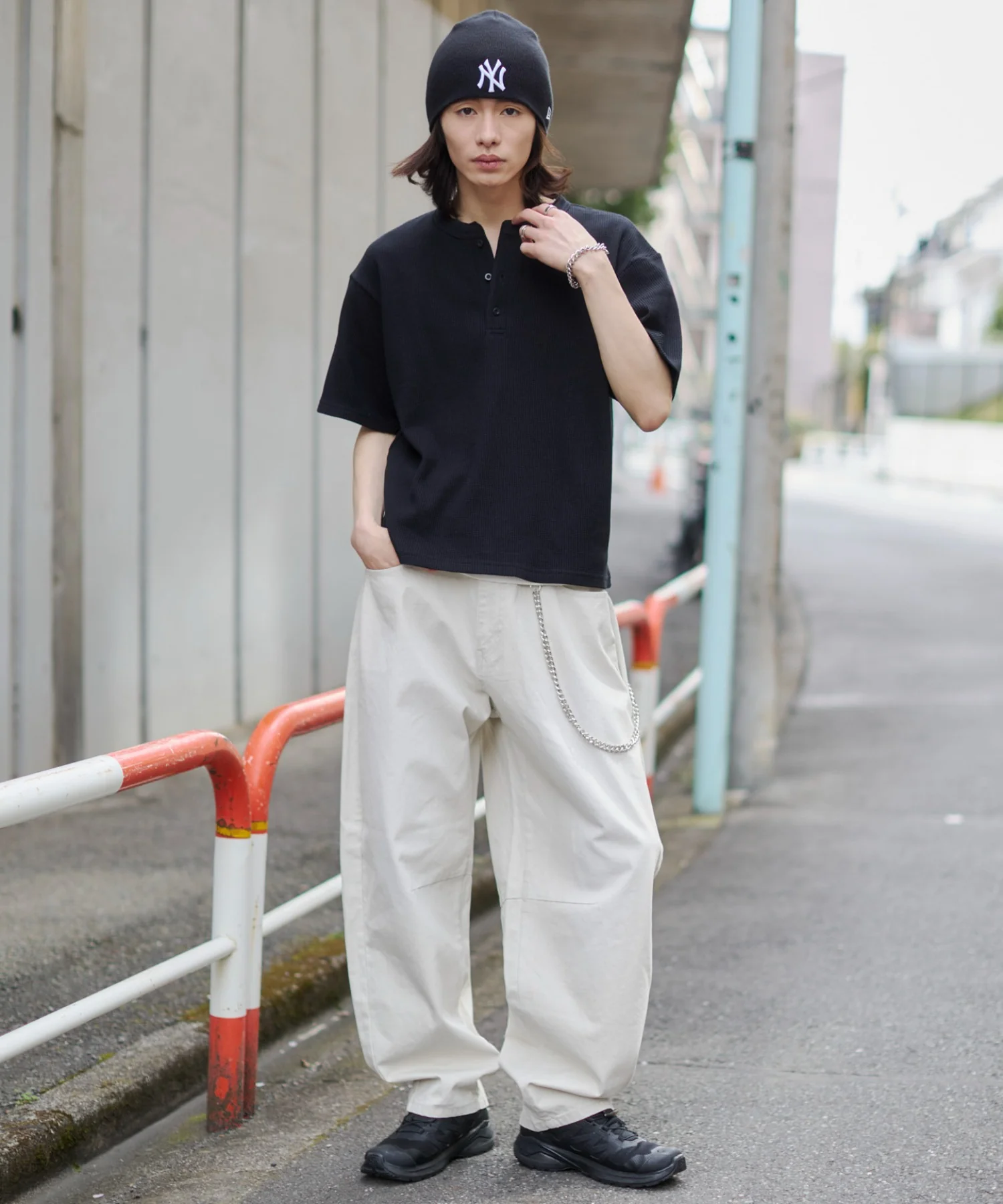 ワッフルヘンリーネックT（SS） - Image 7