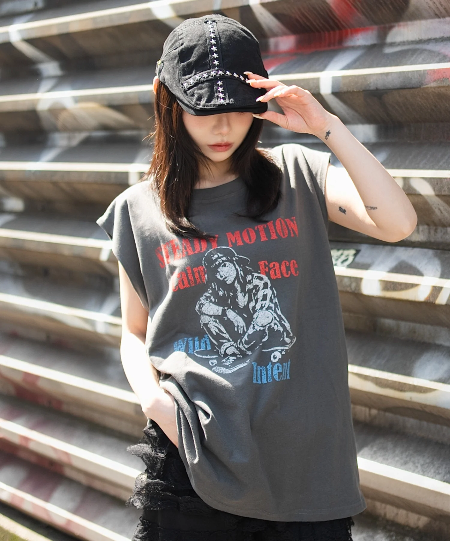 グラフィックBIGノースリーブ - Image 3
