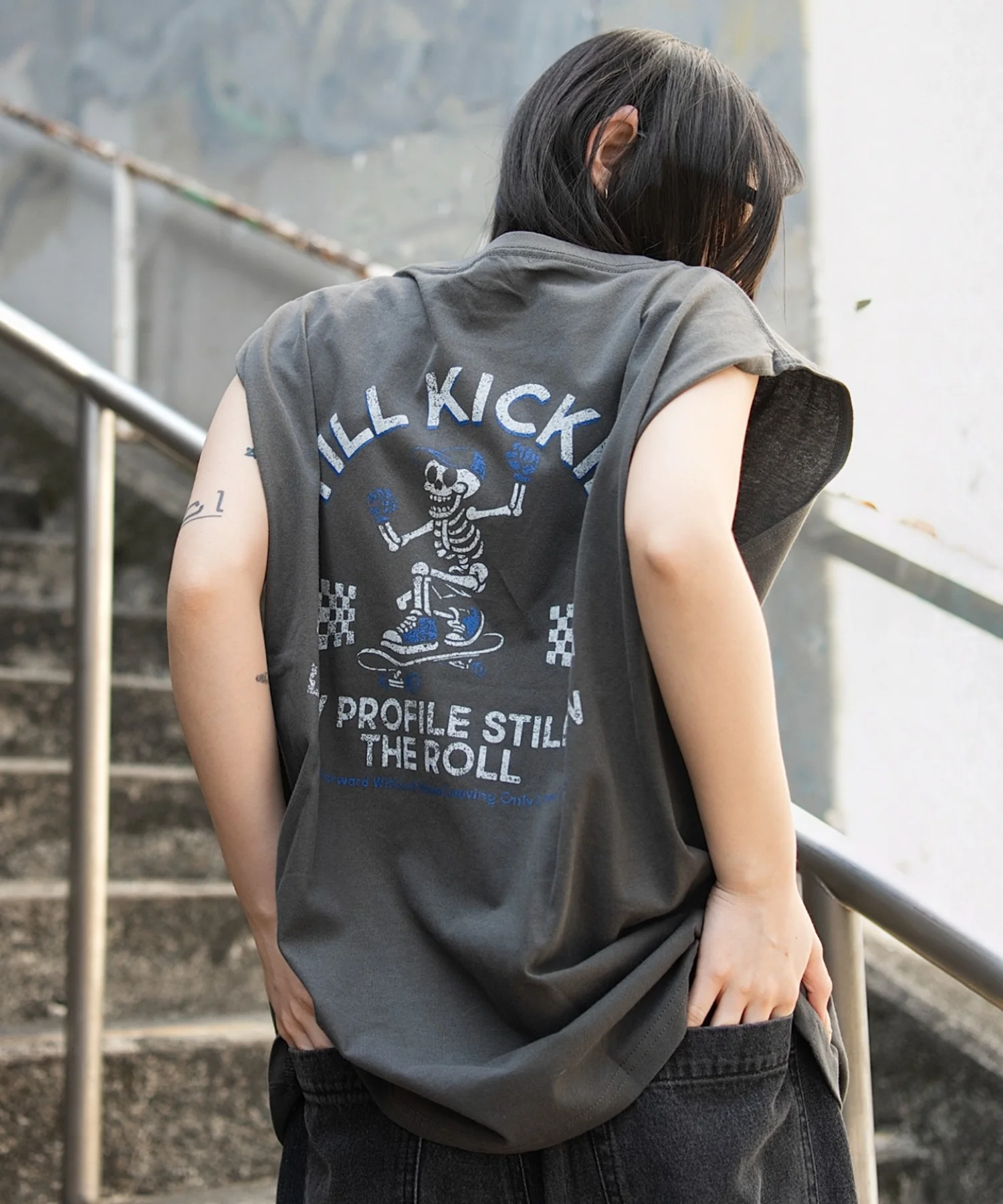 グラフィックBIGノースリーブ - Image 4