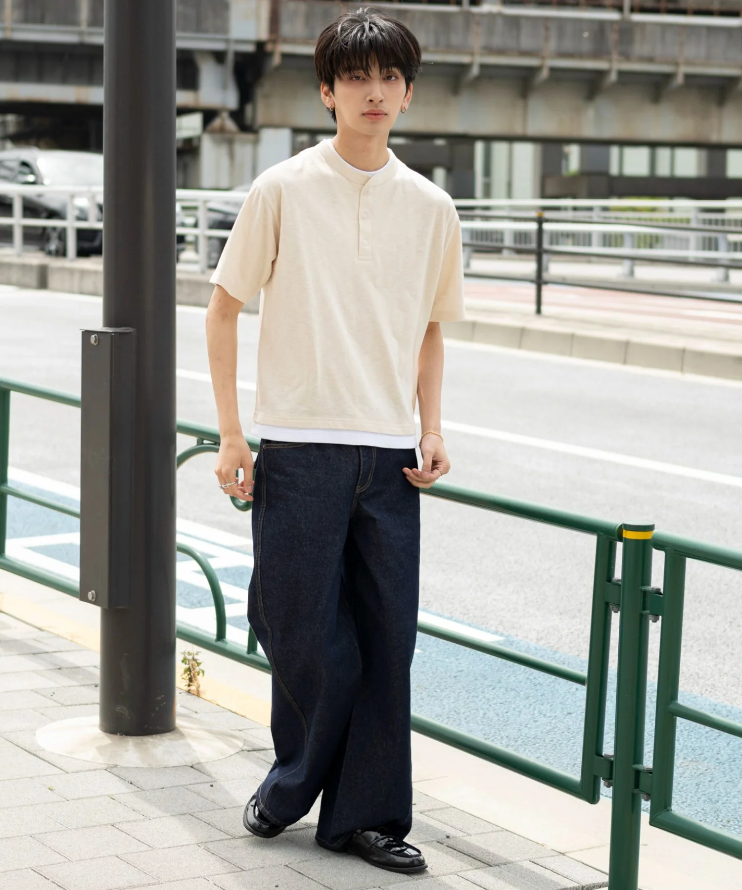 フェイクレイヤードヘンリーネックT（SS） - Image 14