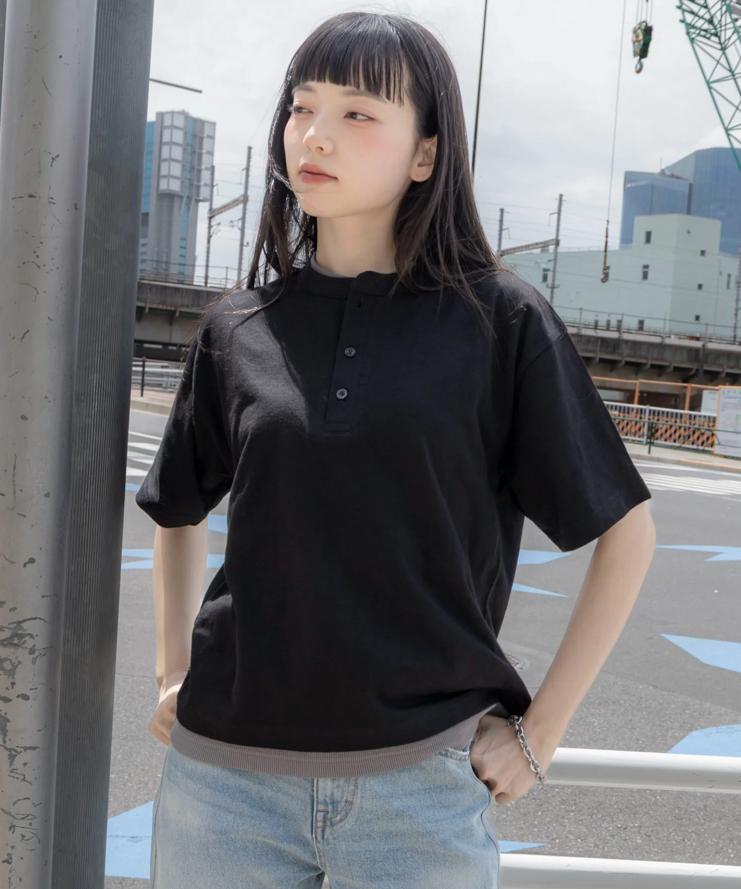 フェイクレイヤードヘンリーネックT（SS） - Image 20