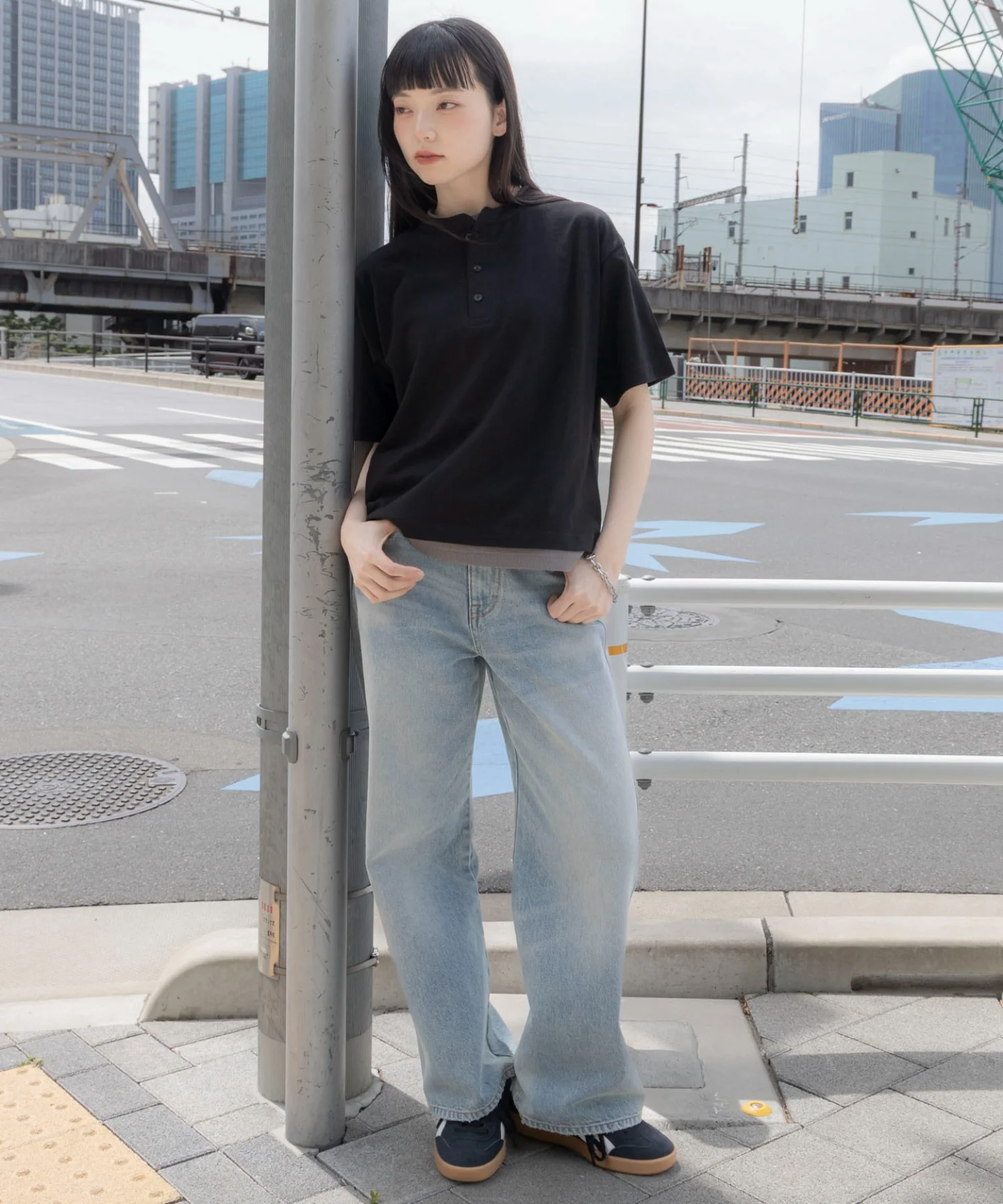 フェイクレイヤードヘンリーネックT（SS） - Image 24