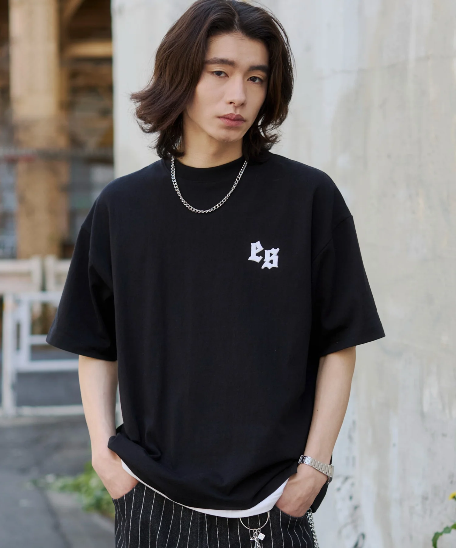 アクセ付きストレートライングラフィックT(SS) - Image 19