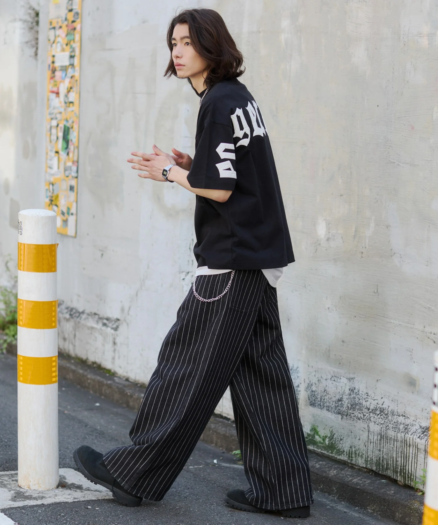 アクセ付きストレートライングラフィックT(SS) - Image 22