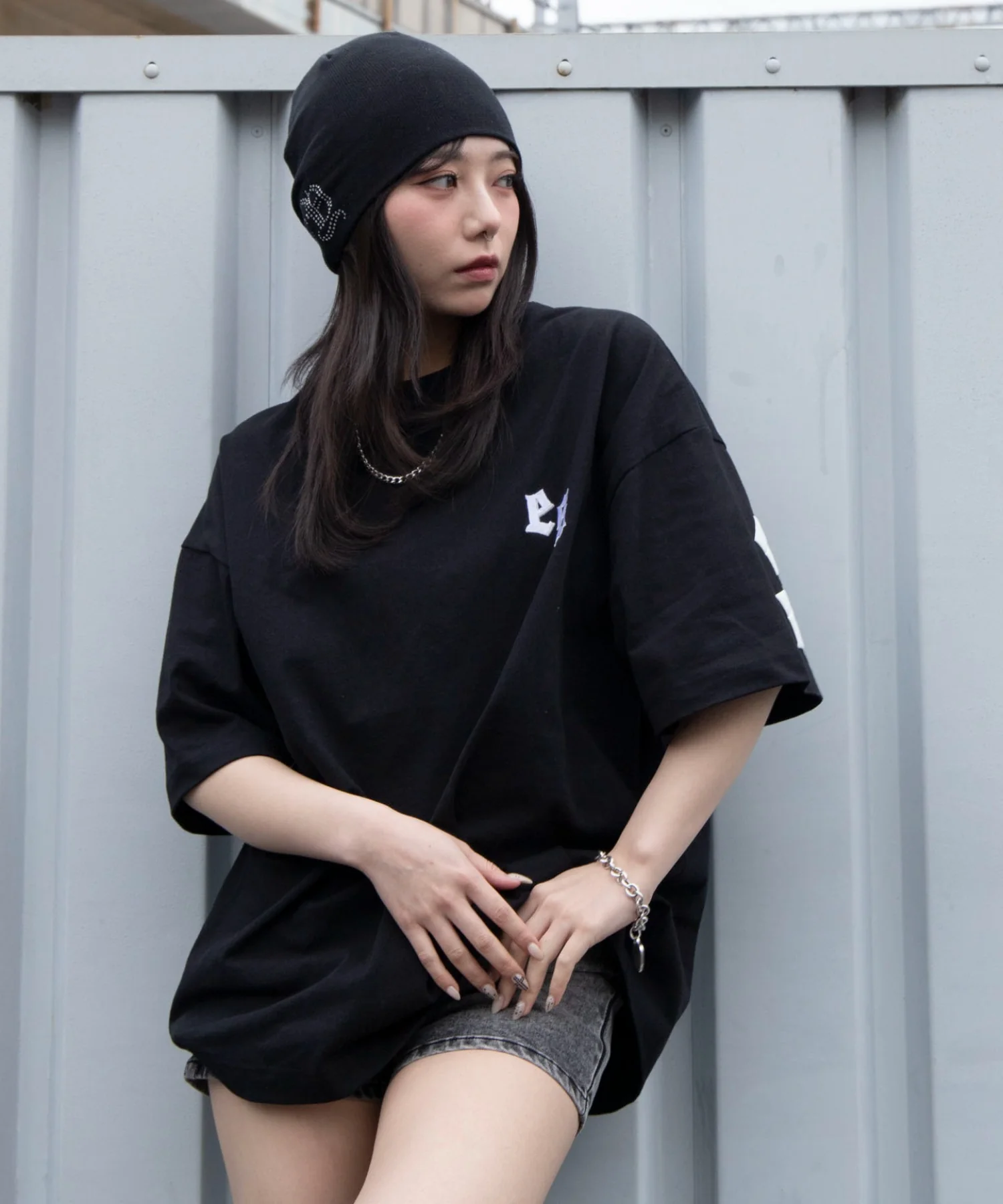 アクセ付きストレートライングラフィックT(SS) - Image 25