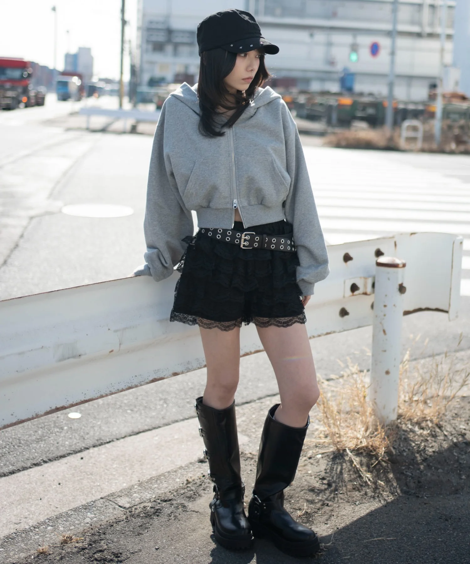 ショートZIPパーカー - Image 11