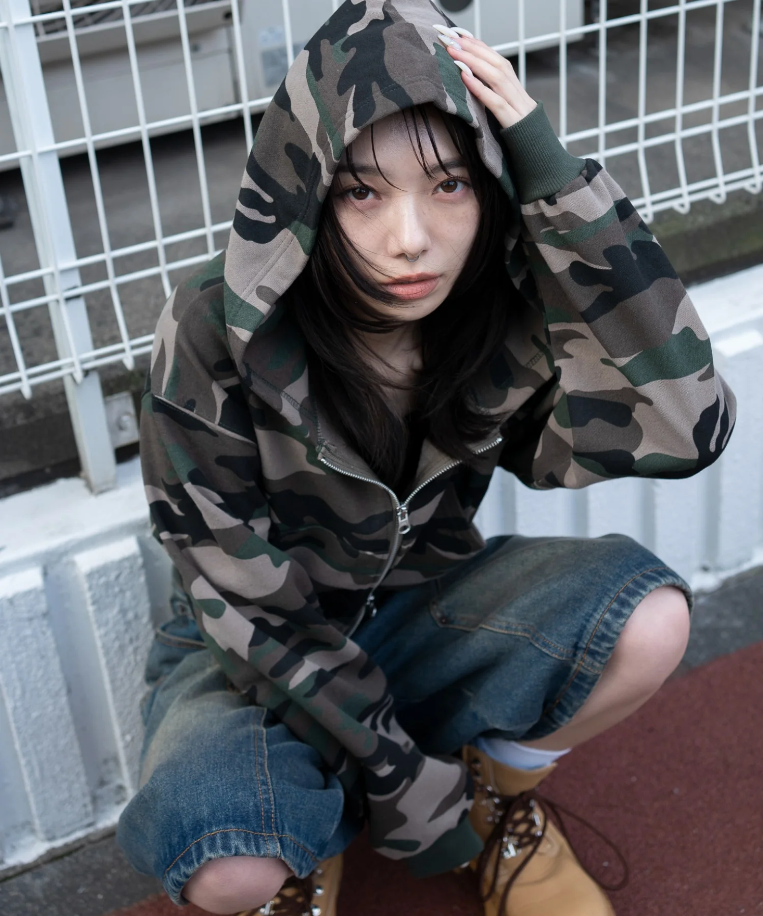 ショートZIPパーカー - Image 17
