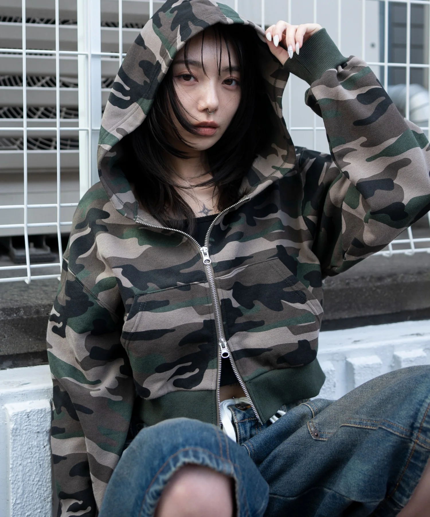 ショートZIPパーカー - Image 18