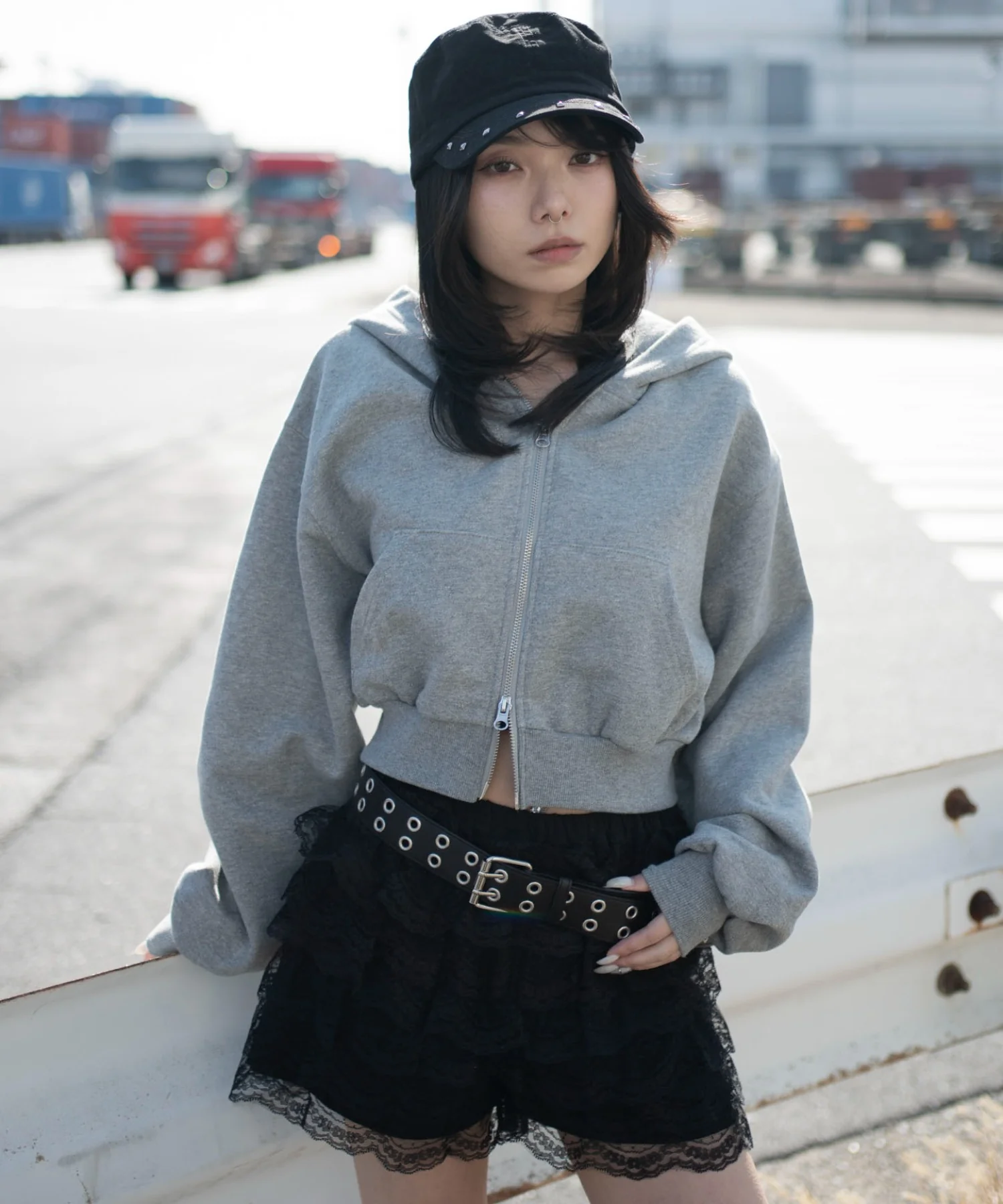 ショートZIPパーカー - Image 5