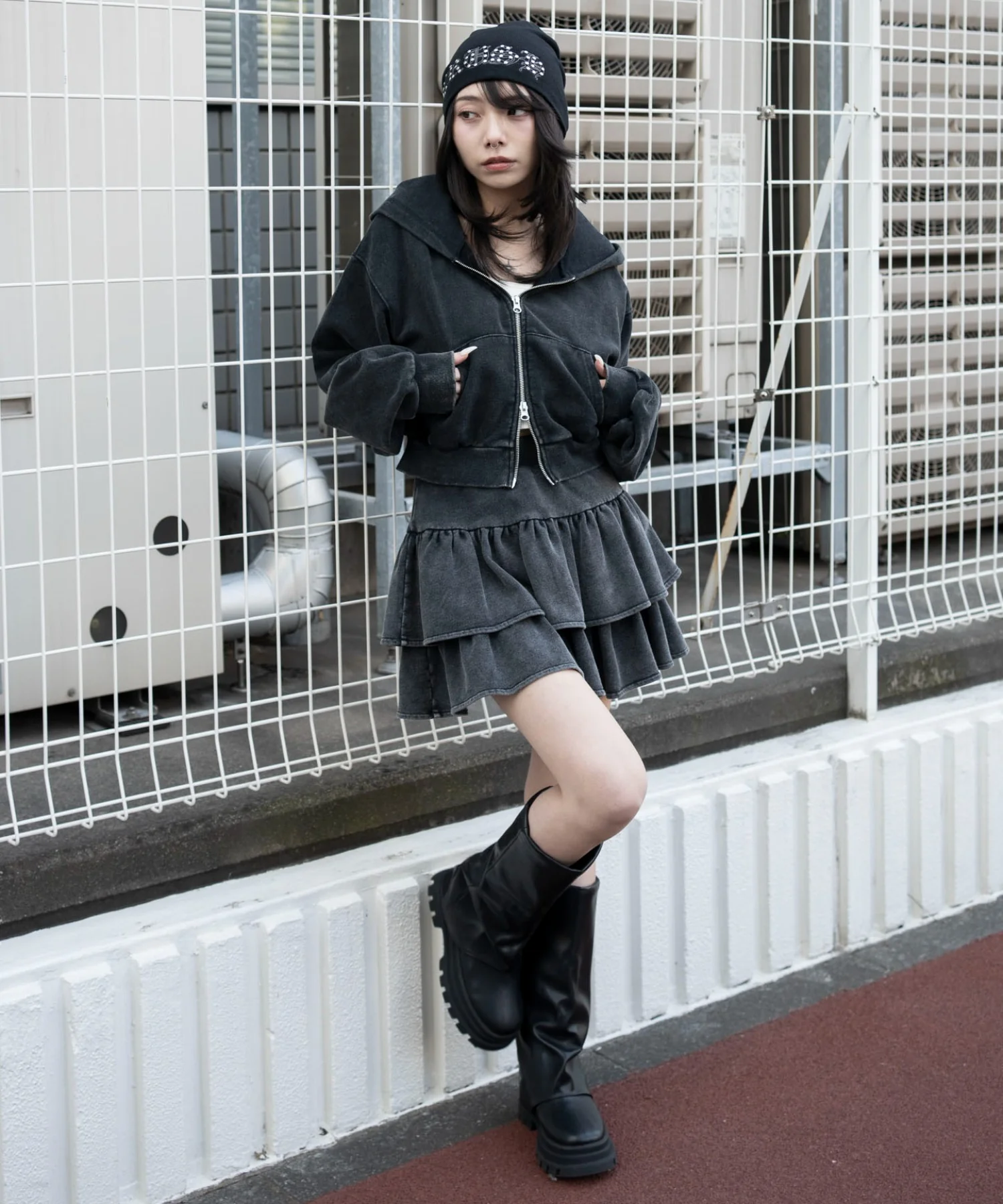 ショートZIPパーカー - Image 7