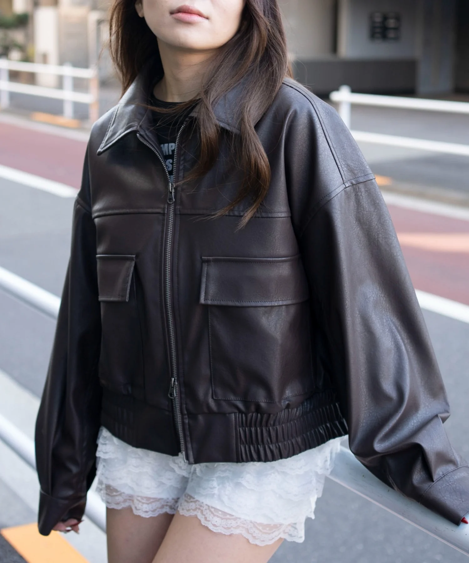 PUショートジャケット - Image 14