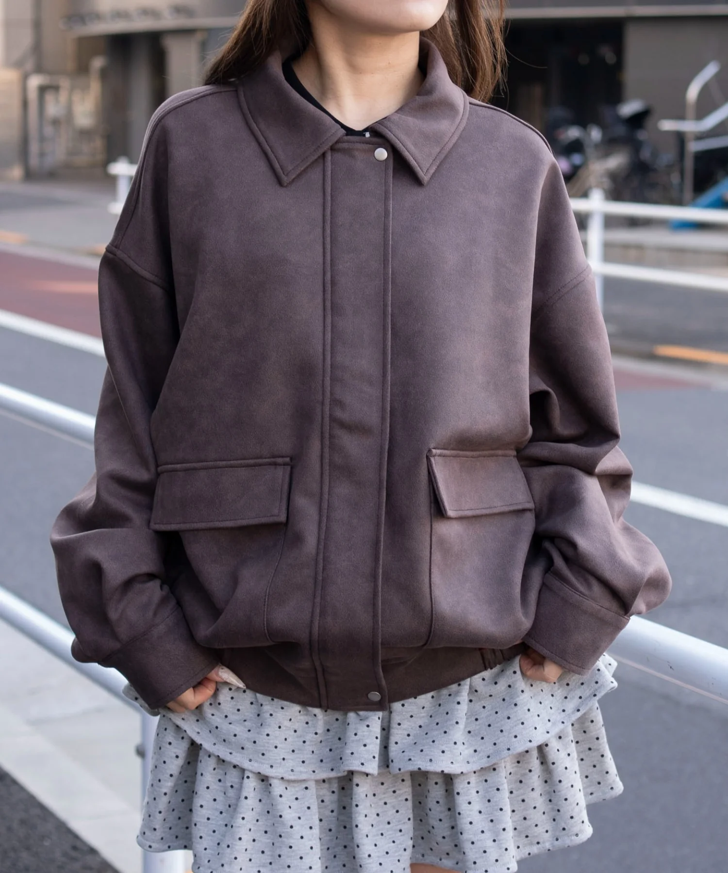 スウェードポンチジャケット - Image 11