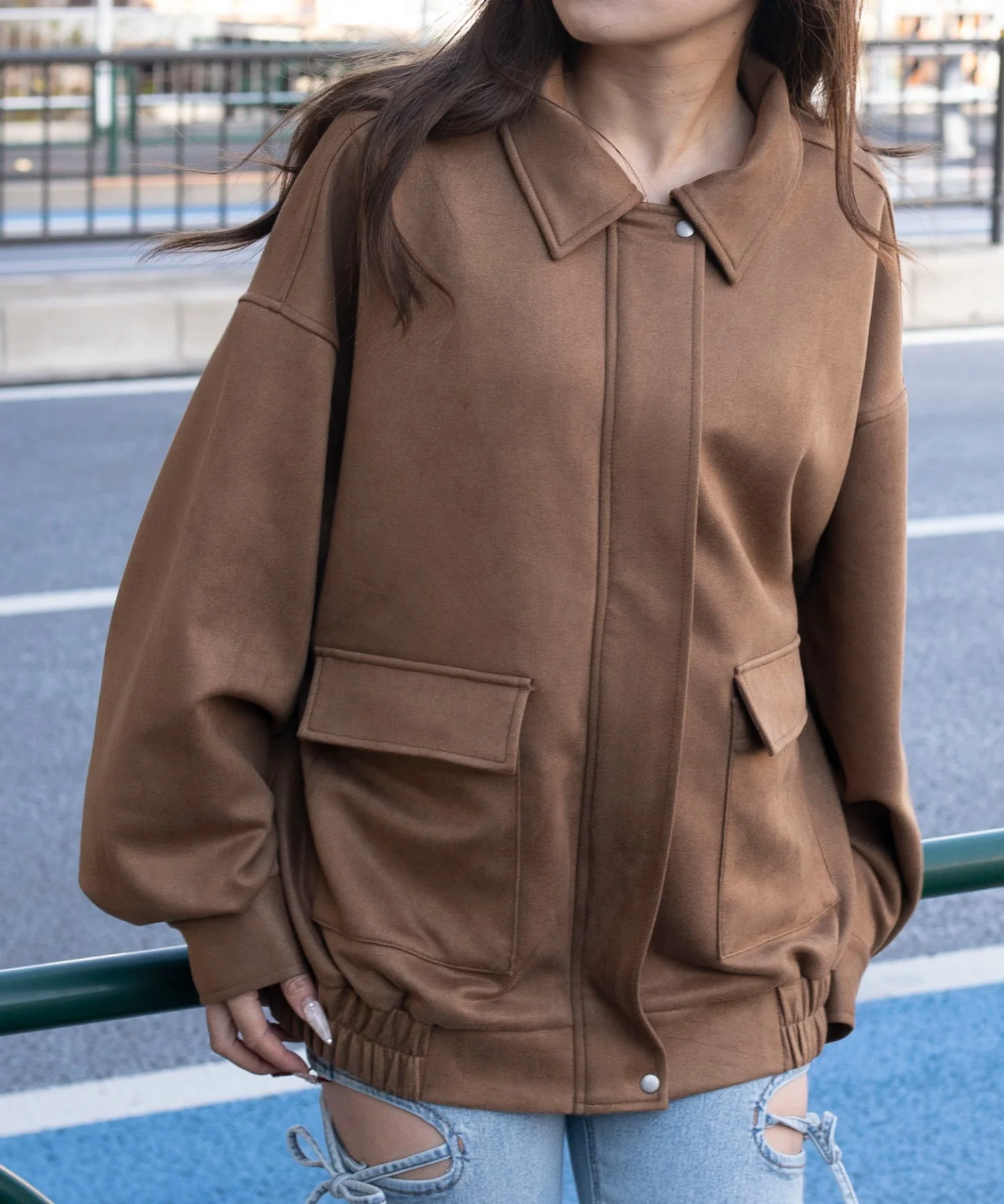 スウェードポンチジャケット - Image 17