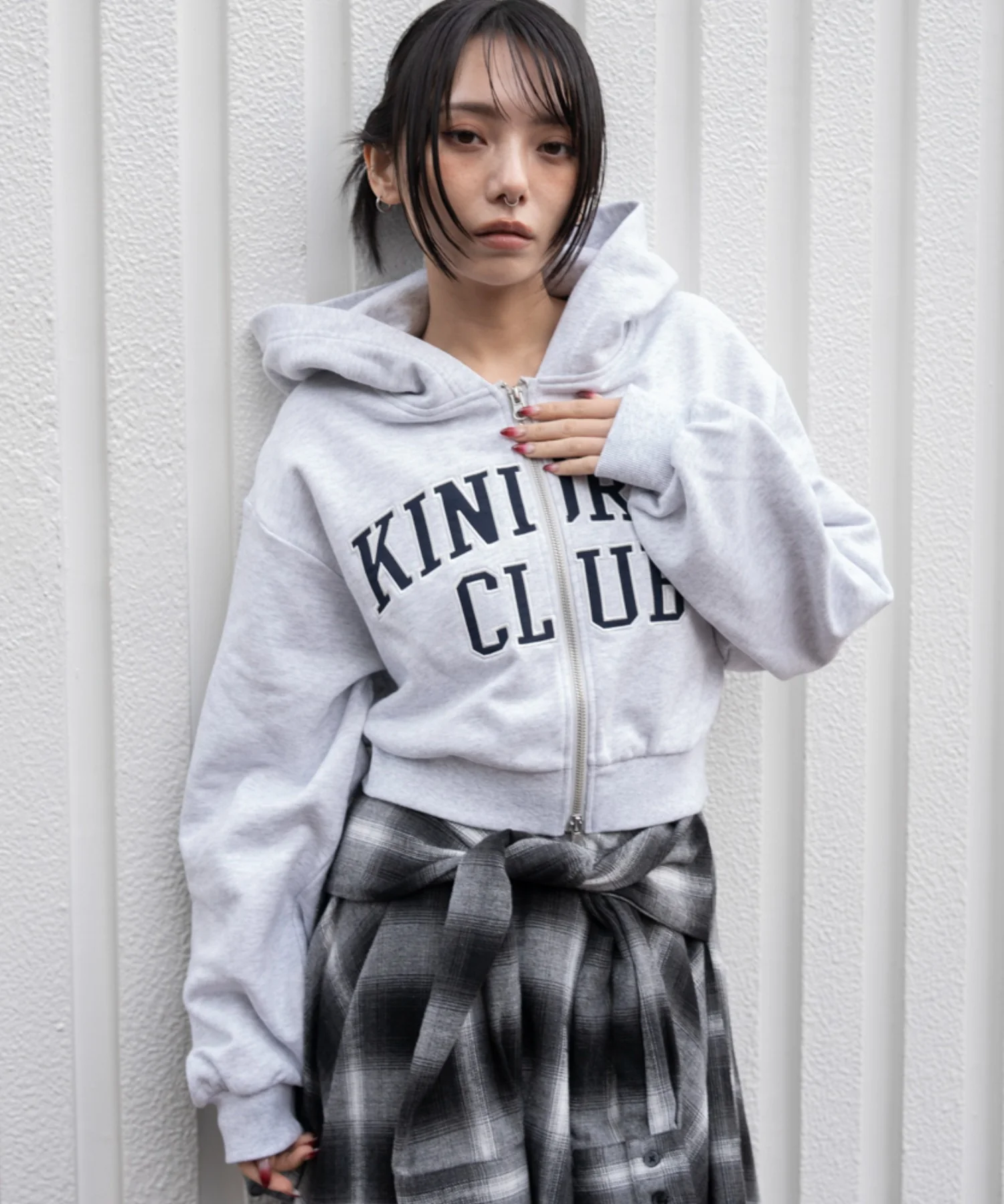 グラフィックショートZIPパーカー - Image 17