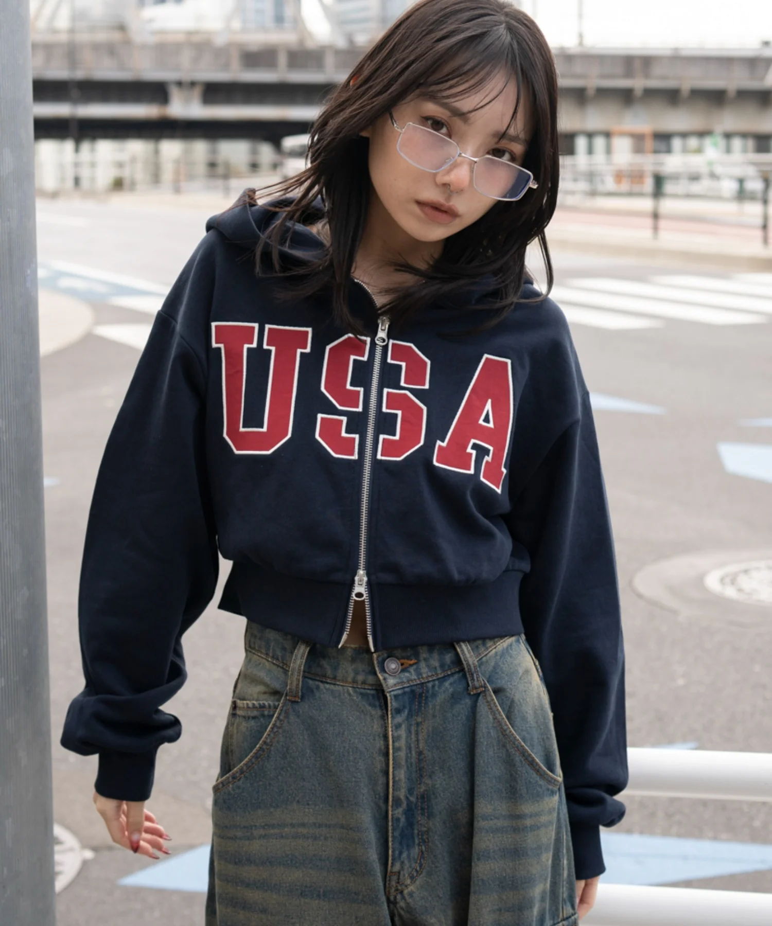 グラフィックショートZIPパーカー - Image 20