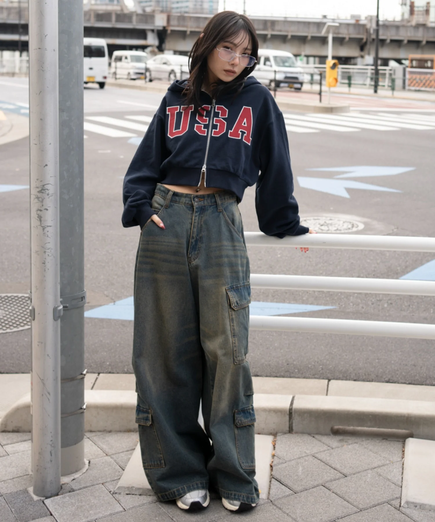 グラフィックショートZIPパーカー - Image 22