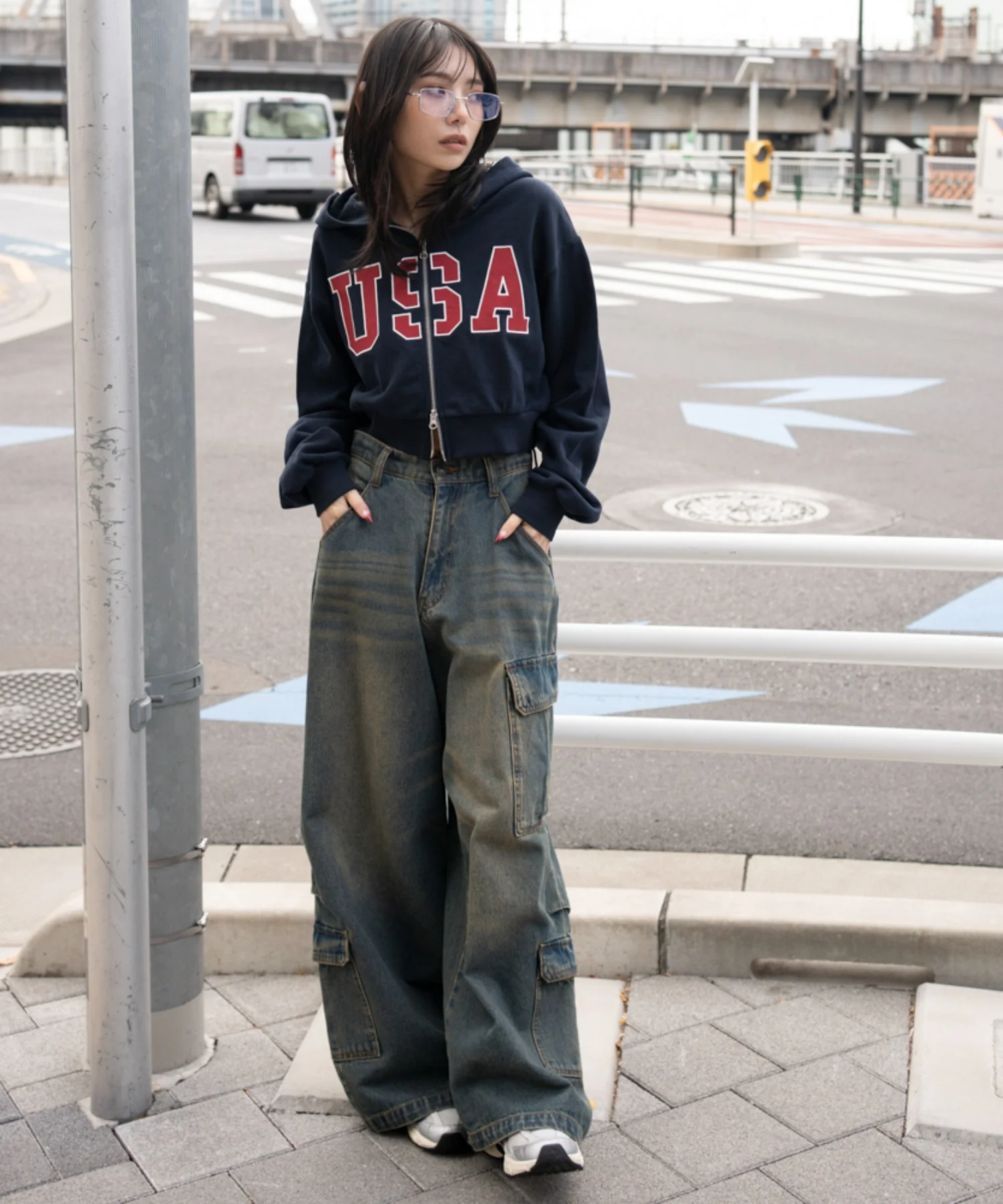 グラフィックショートZIPパーカー - Image 23