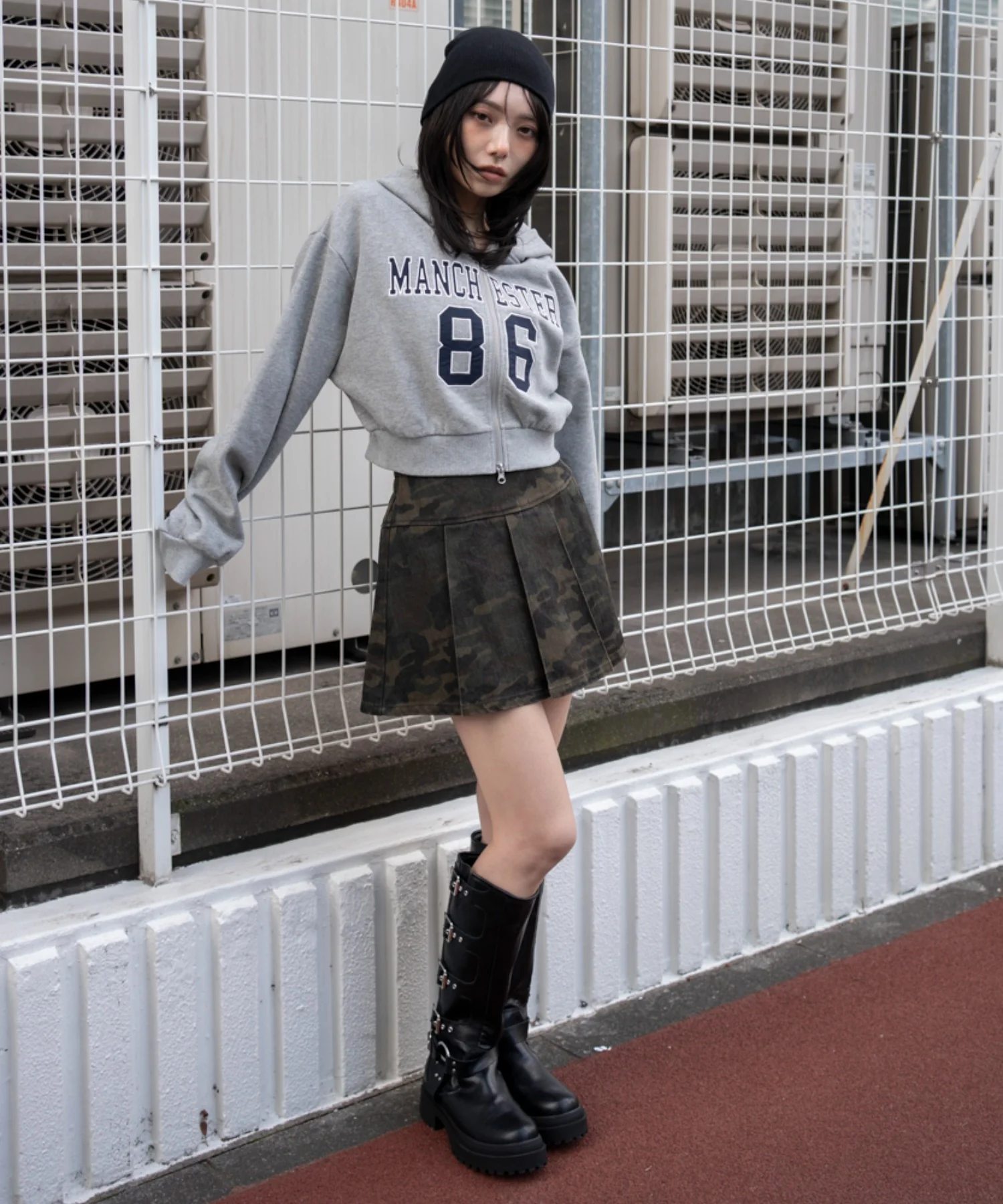 グラフィックショートZIPパーカー - Image 4