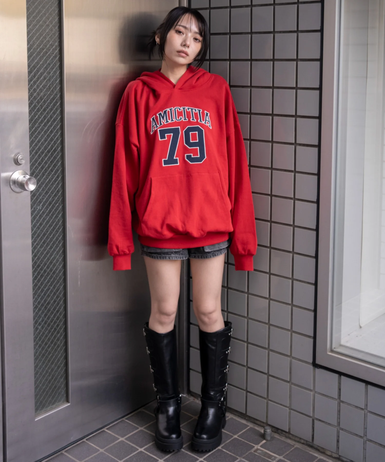 グラフィックビッグプルパーカー - Image 17