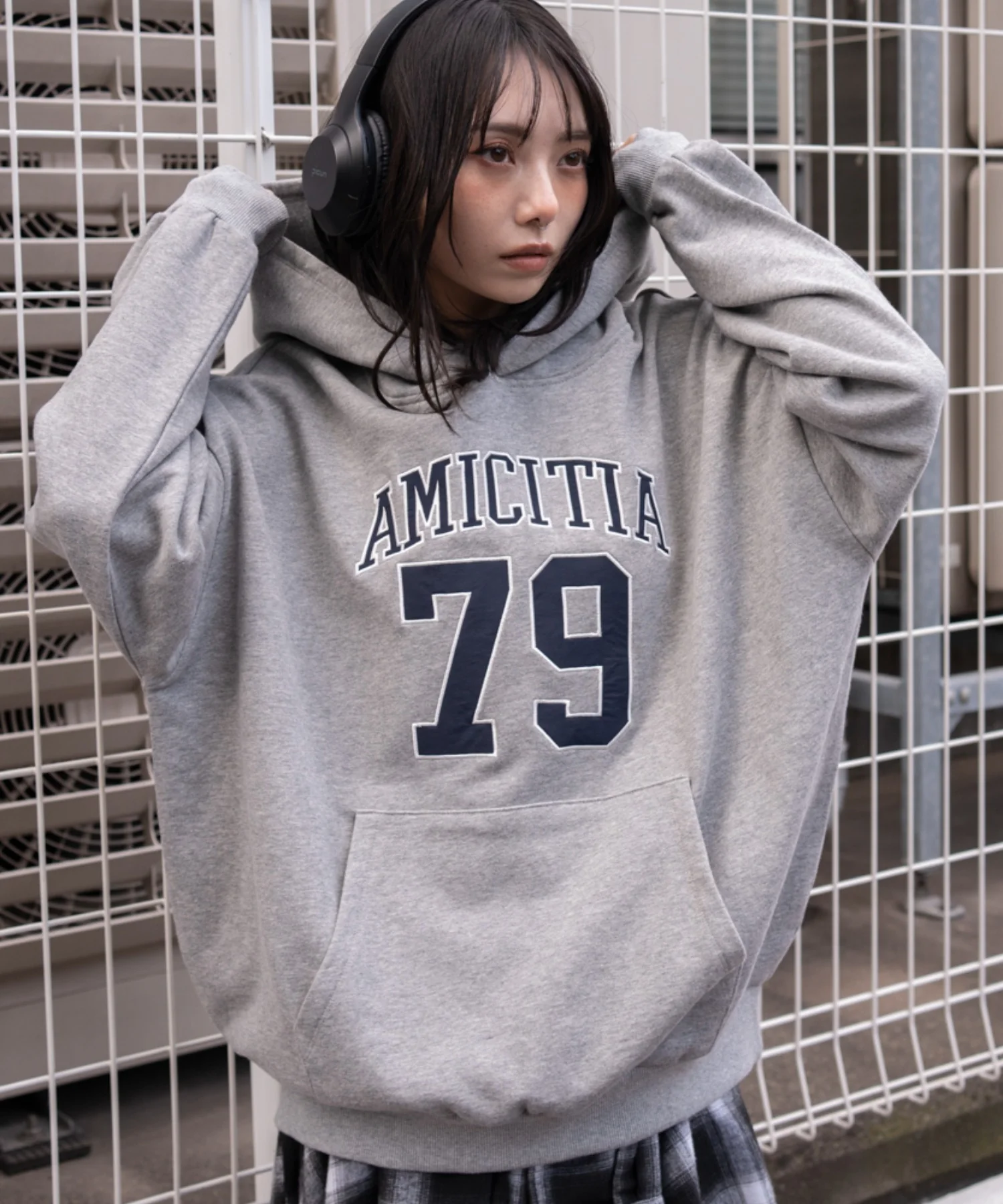 グラフィックビッグプルパーカー - Image 3