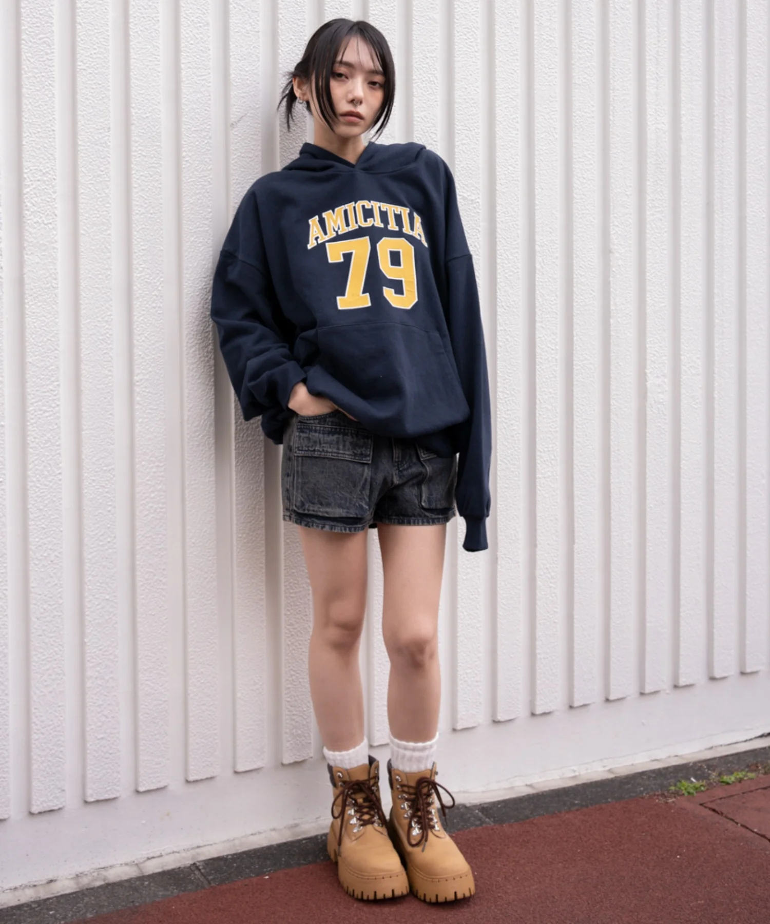 グラフィックビッグプルパーカー - Image 4