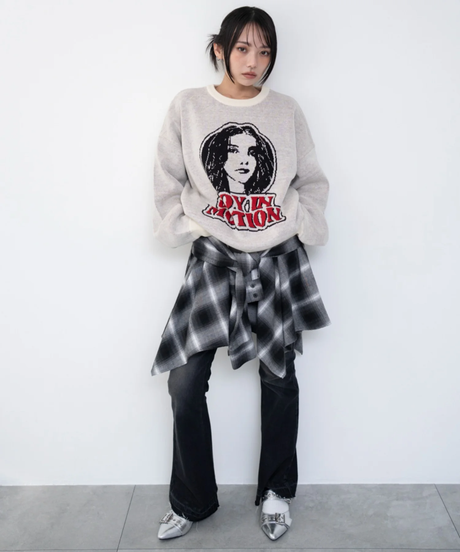 グラフィックニットプルオーバー - Image 17