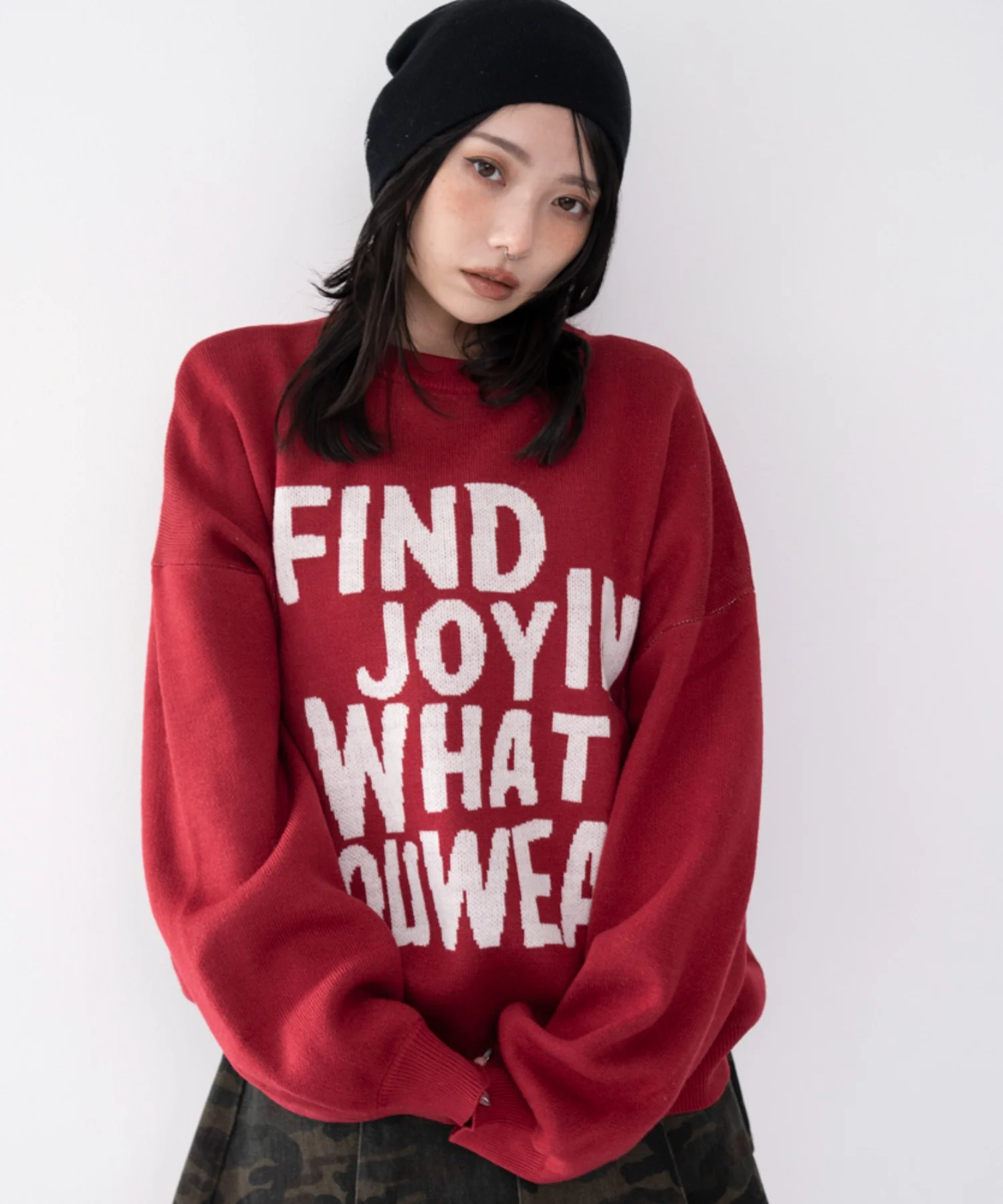 グラフィックニットプルオーバー - Image 29