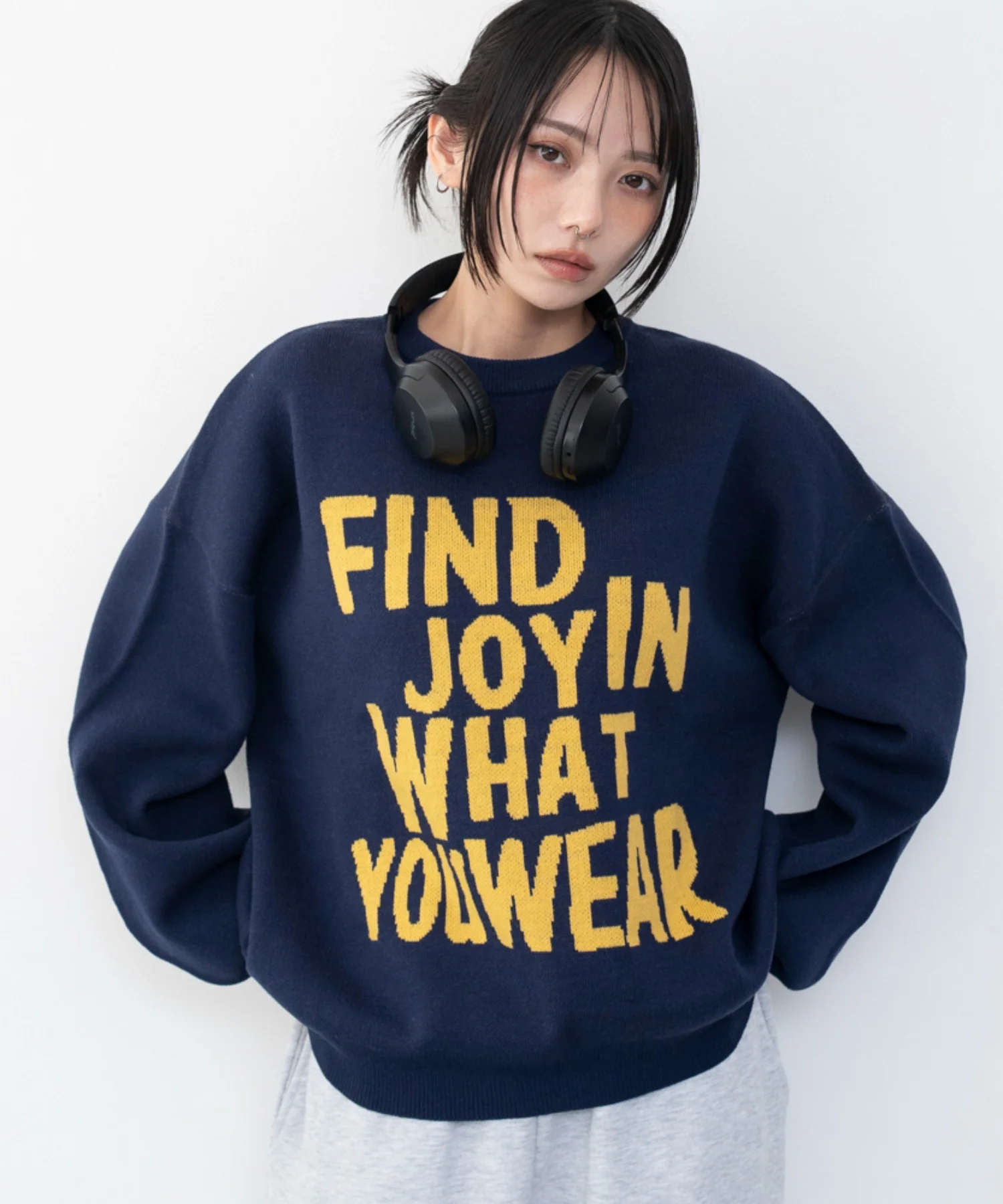 グラフィックニットプルオーバー - Image 31