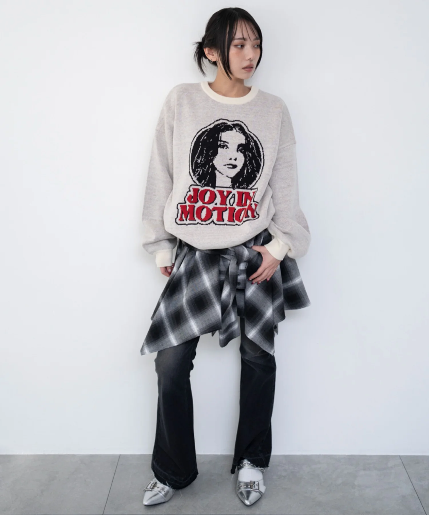 グラフィックニットプルオーバー - Image 36