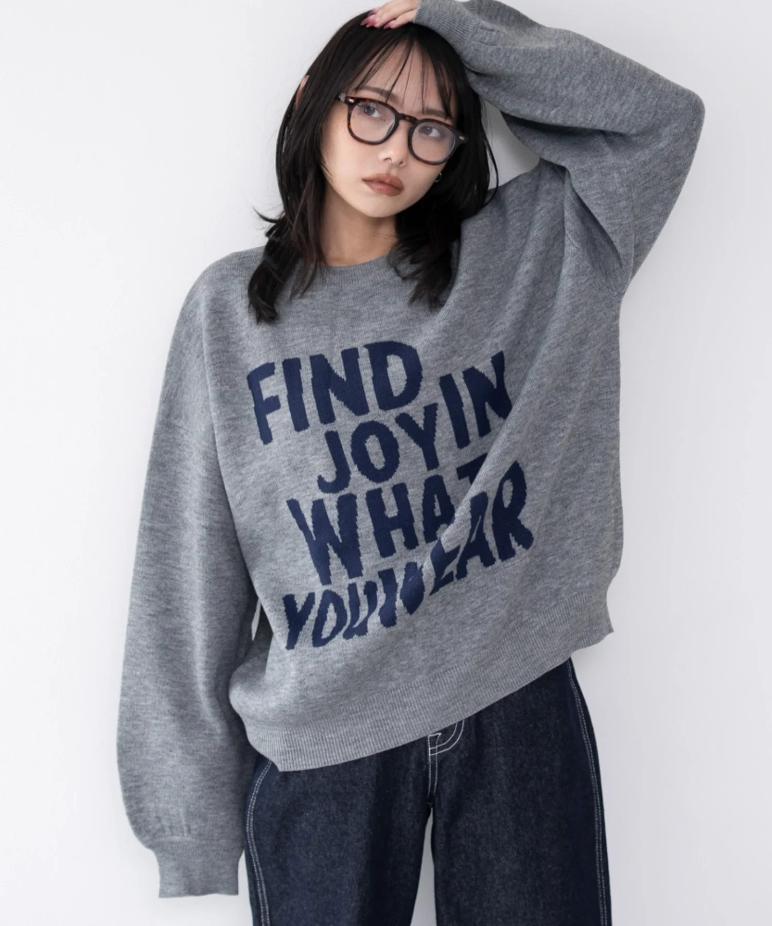グラフィックニットプルオーバー - Image 43