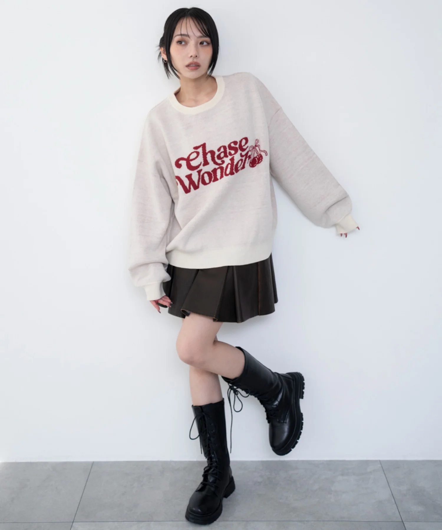グラフィックニットプルオーバー - Image 48