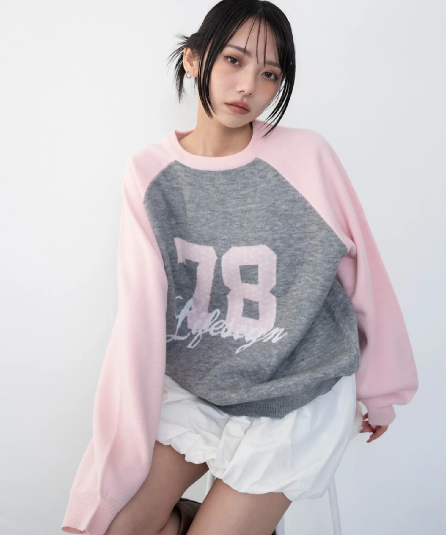 グラフィックニットプルオーバー - Image 7