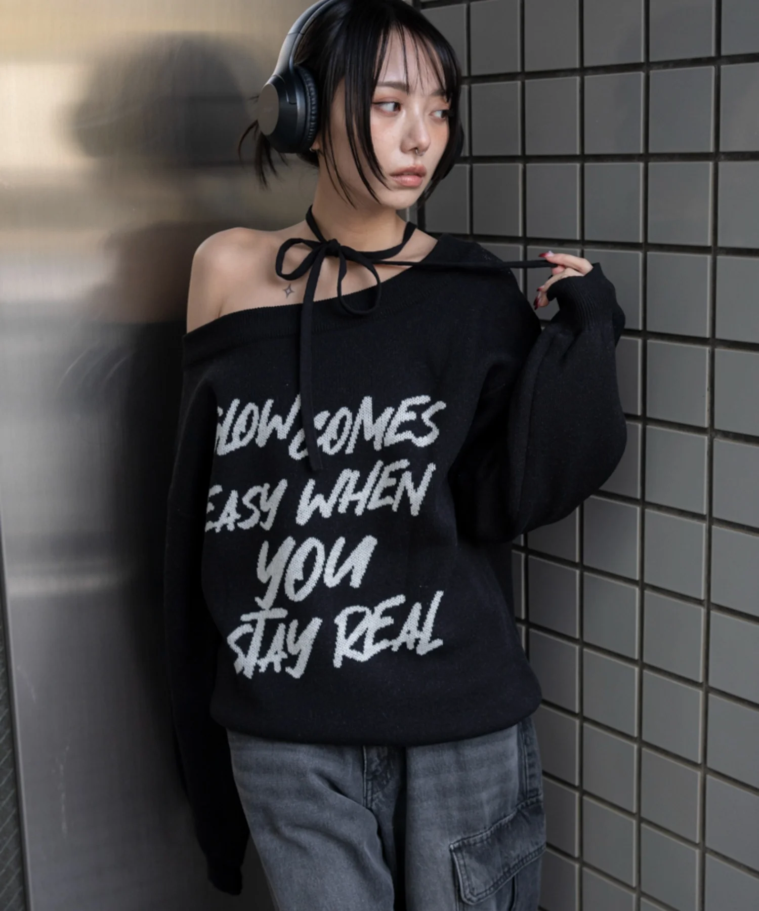 2WAYショルダーリボンニット - Image 16