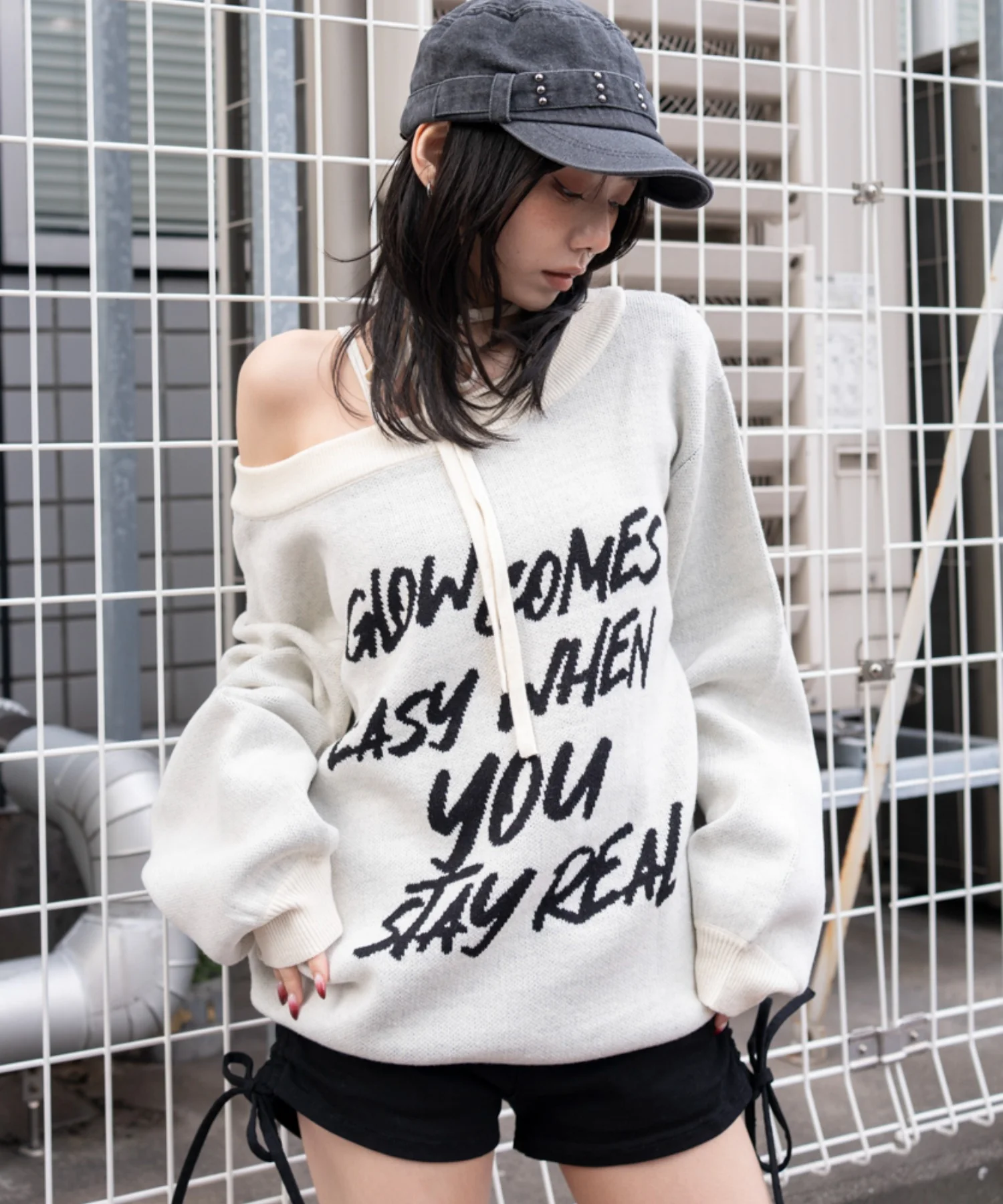 2WAYショルダーリボンニット - Image 8