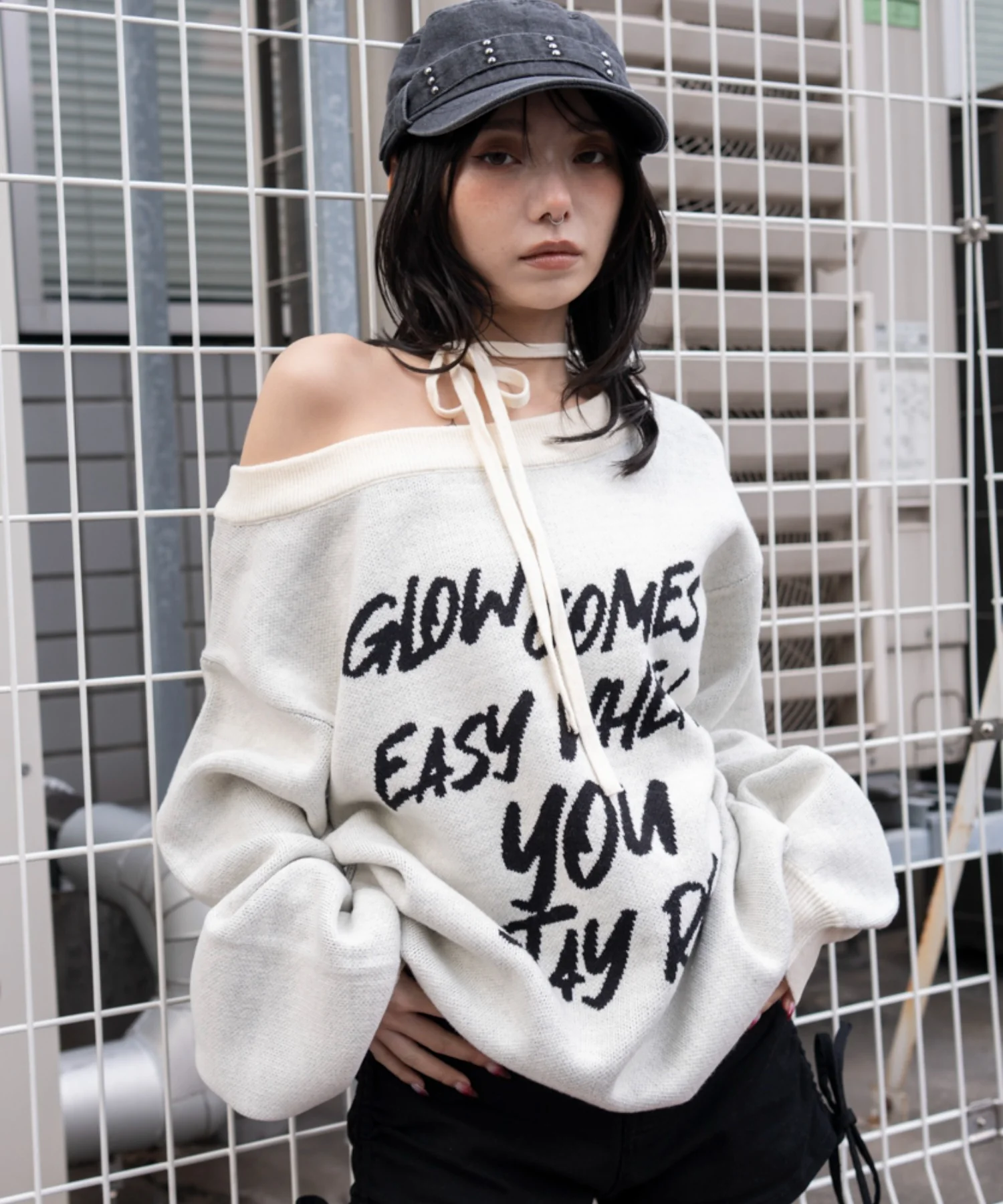 2WAYショルダーリボンニット - Image 9